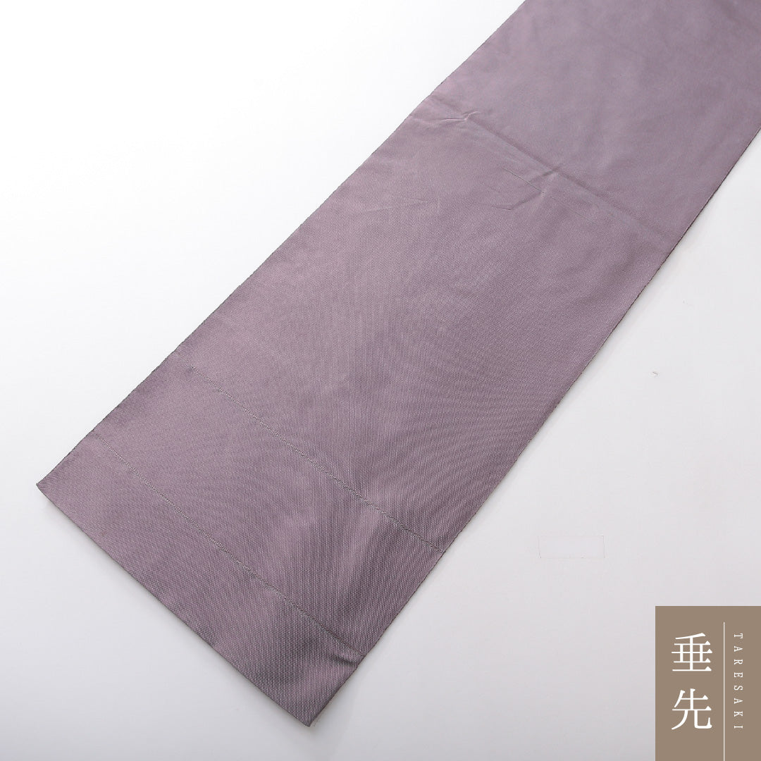 袋帯 帯丈456cm 正絹 ポイント柄 帯芯なし インフォーマル すくい織 遠山 紫系 1243-02168
