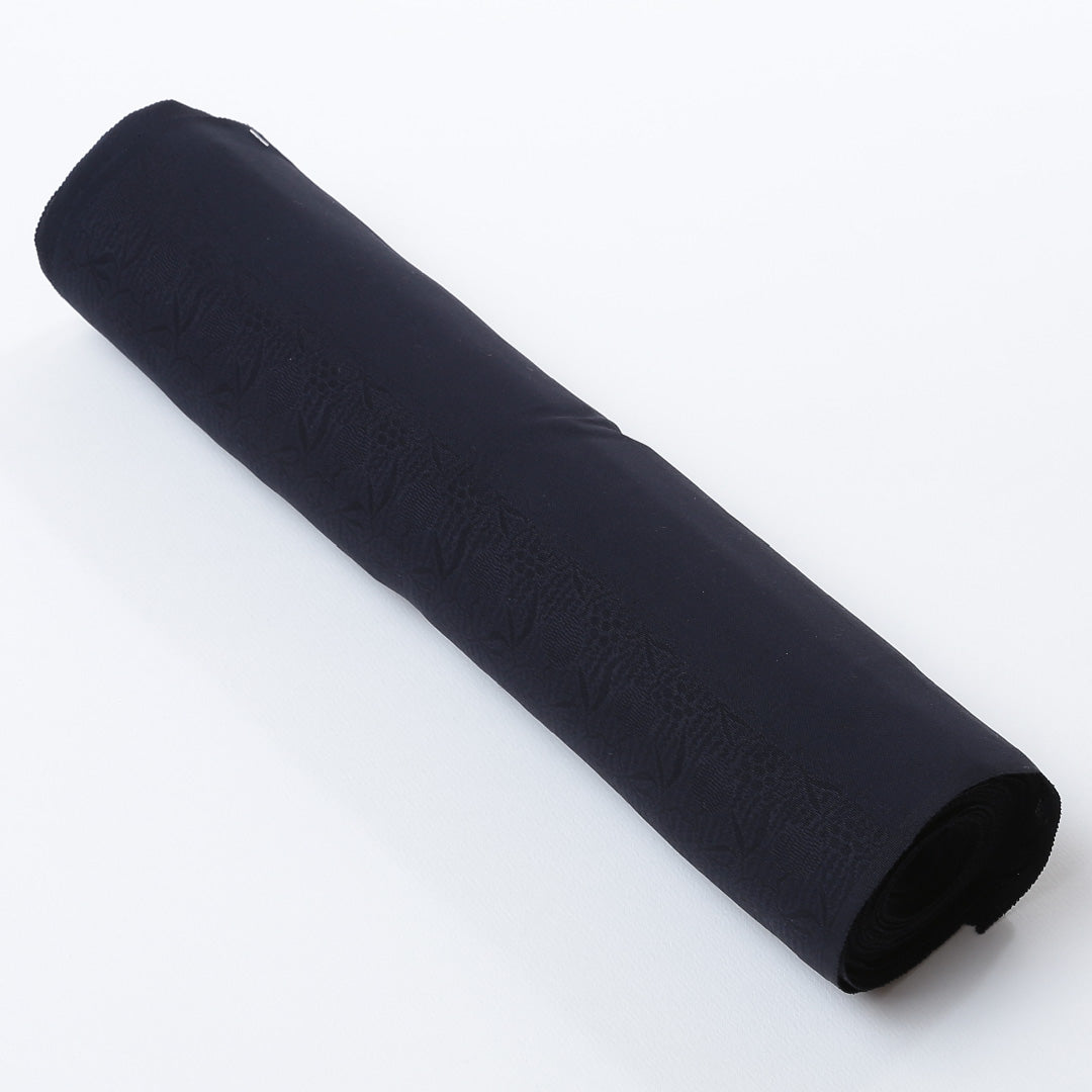 新品 反物 小紋 正絹 本草木藍染 唐草 サファイア 証紙 紺系 1232-00013-G013-18 1232-00013-G013