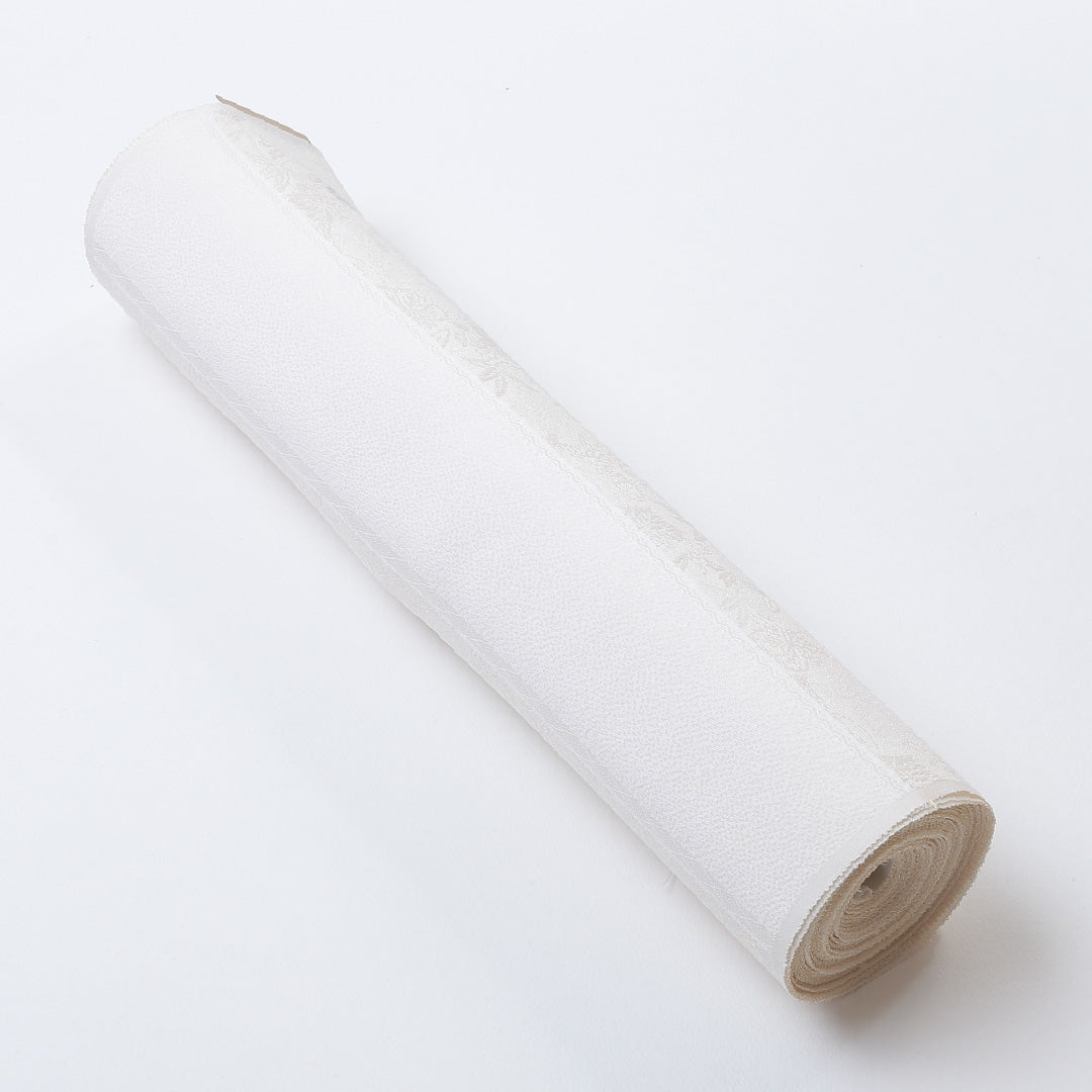新品 反物 色無地 正絹 白生地 丹後ちりめん 金通し 桐竹 証紙 白系 1232-00020-G028-11 1232-00020-G028