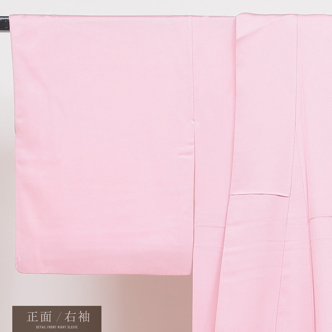 色留袖 一つ紋 五三桐 身丈163cm 裄丈66cm Sランク 正絹 袷 広衿 L 茶屋辻 セミフォーマル ピンク系 1211-F0124