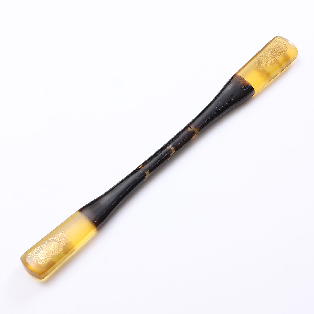 アンティーク 髪飾り Bランク べっ甲 笄 かんざし 黄系 1237-00260