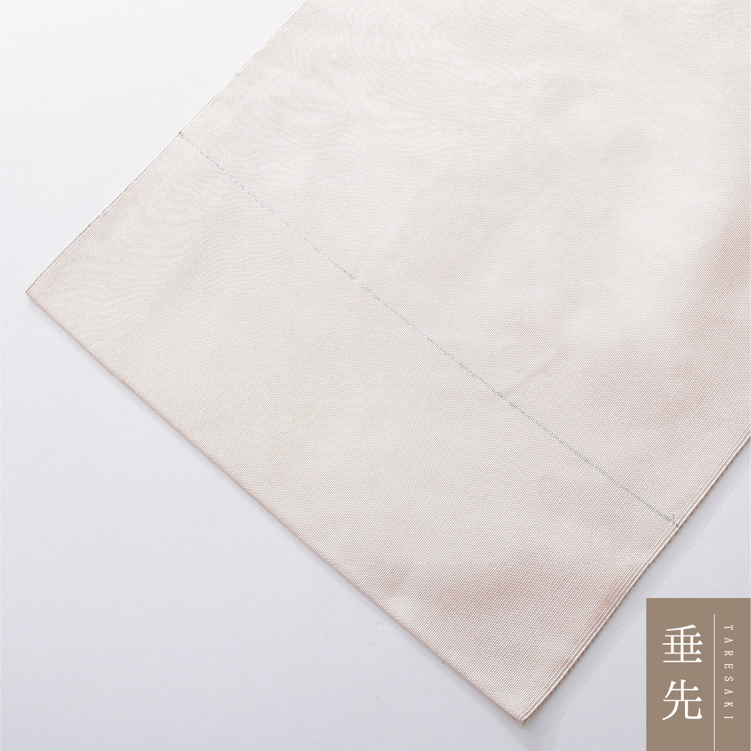 八寸名古屋帯 帯丈355cm インフォーマル 松葉仕立て ポイント柄 Cランク 正絹 綴れ織 薔薇 ピンク系 1224-03940