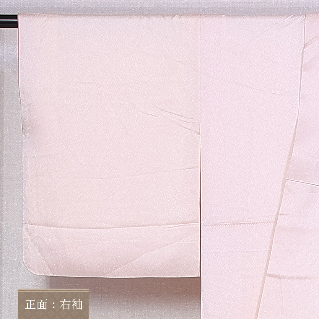 訪問着 身丈161cm 裄丈65cm 正絹 Aランク 袷 広衿 琵琶 平安絵巻 1212-10226