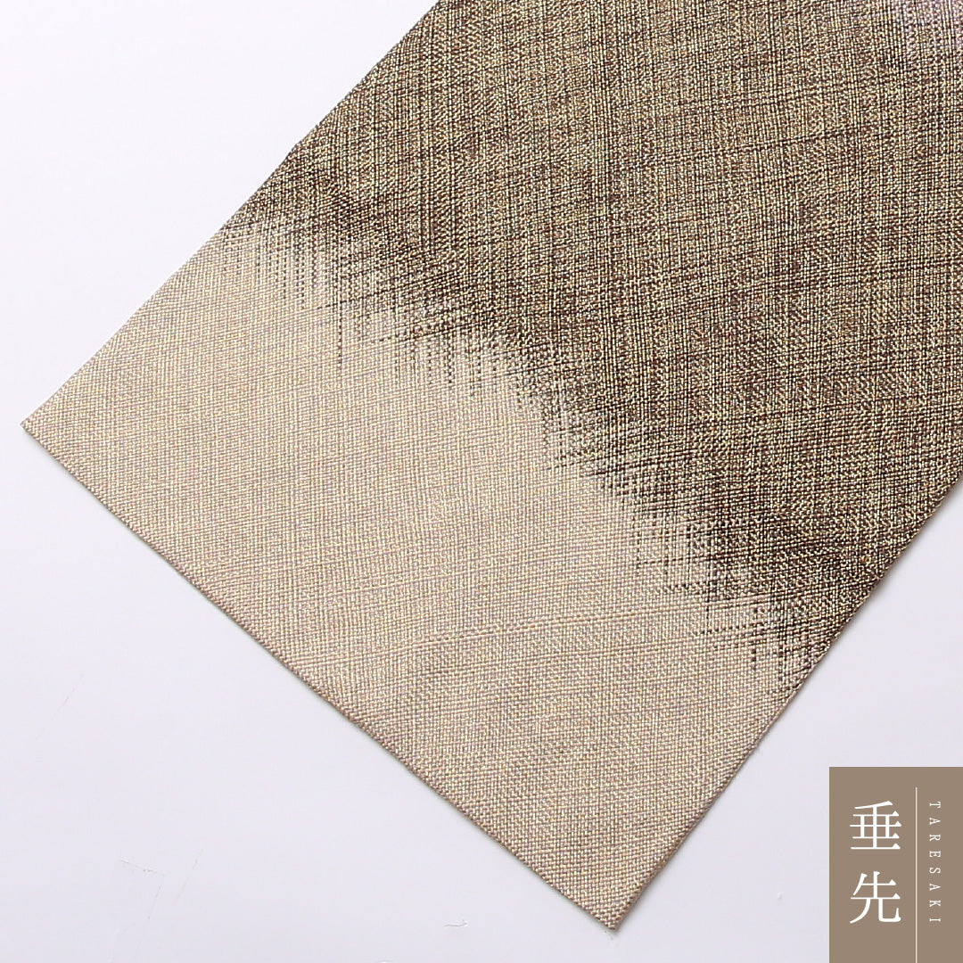 袋帯 帯丈452cm 全通 セミフォーマル Sランク 正絹 創作柄 シック 気品 紫系 1223-01520