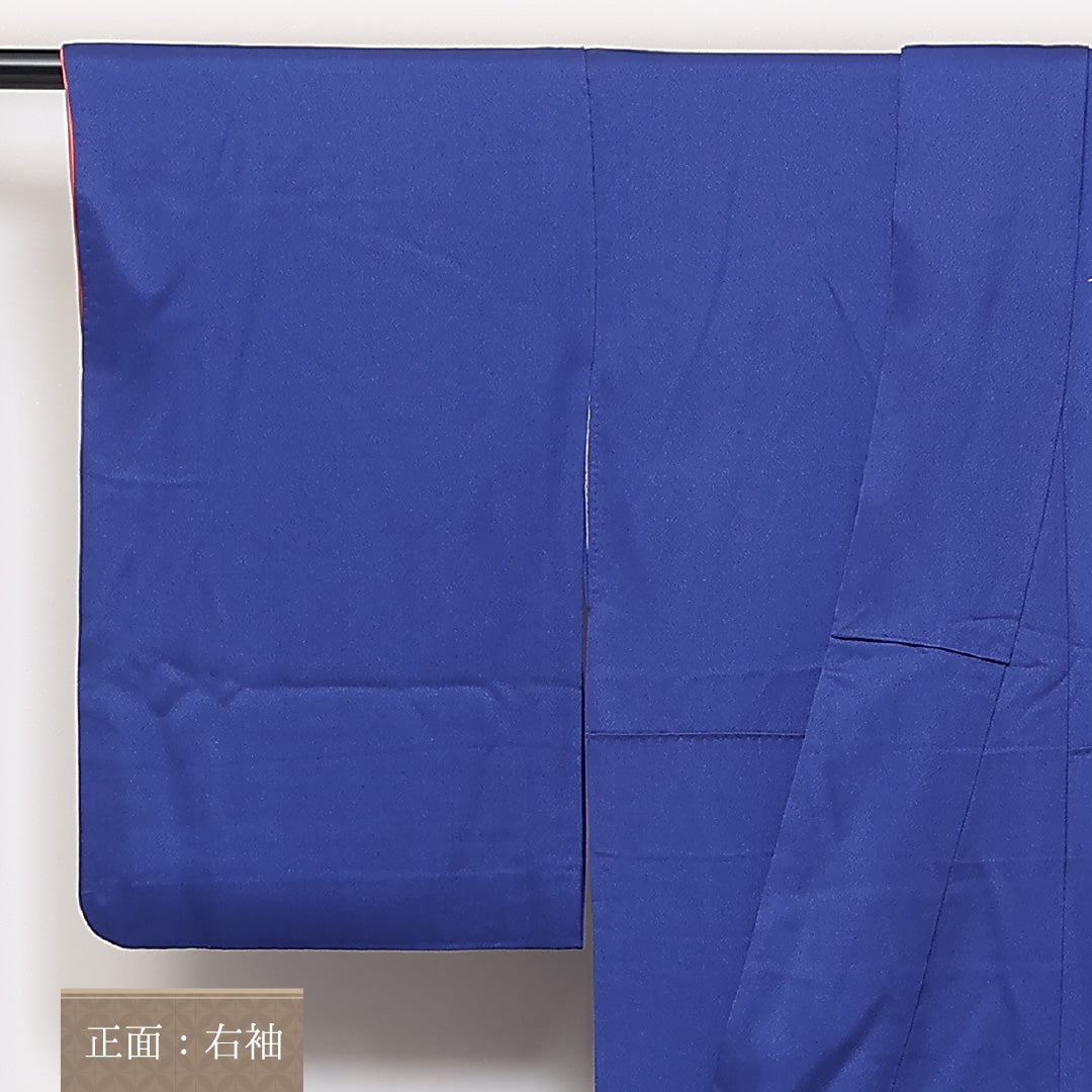 訪問着 袷 身丈156cm 裄63cm 正絹 友禅 牡丹 付下げ Sランク 1212-00733