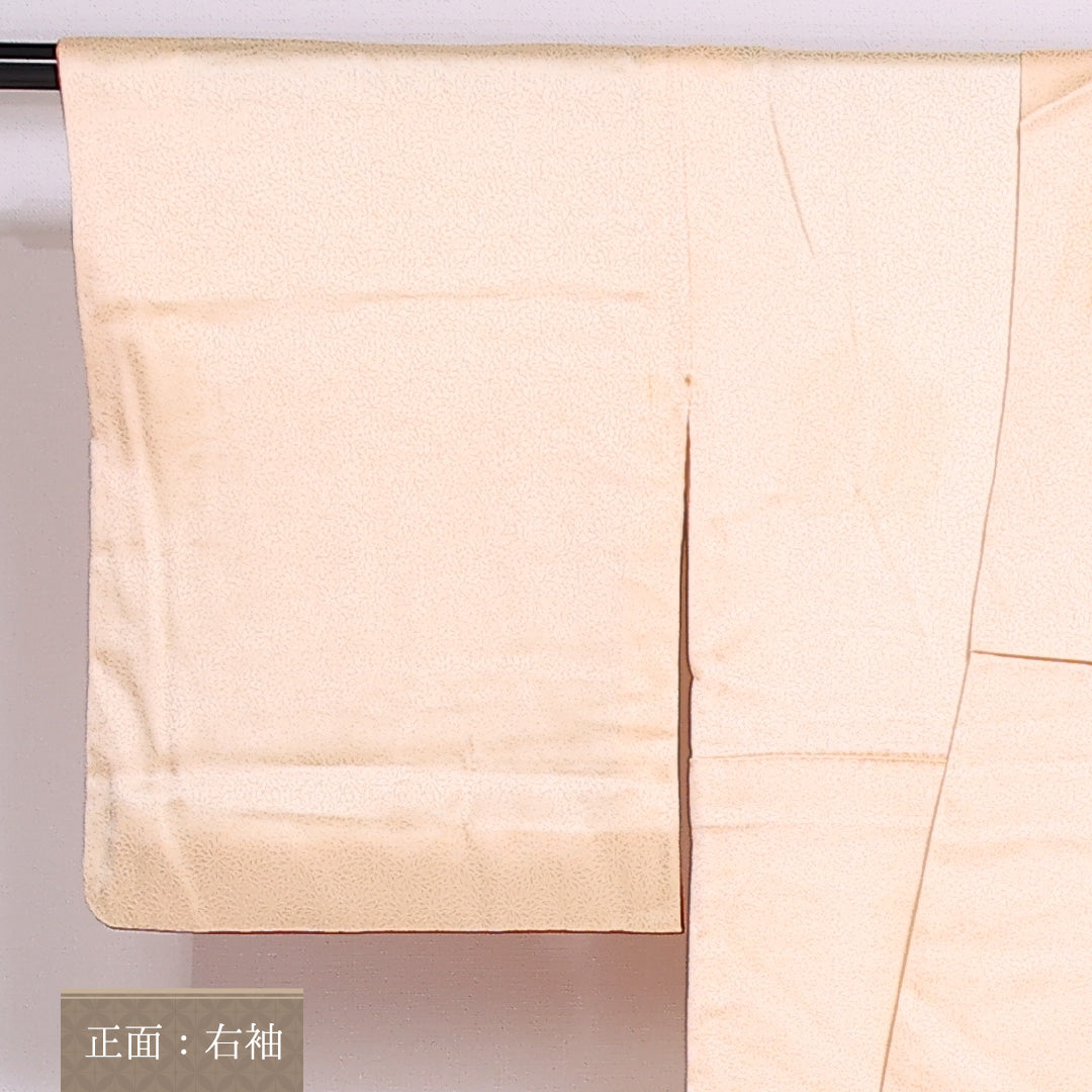 訪問着 袷 身丈163.5cm 裄62.5cm 正絹 風景 山 雲取 Bランク 1212-00839