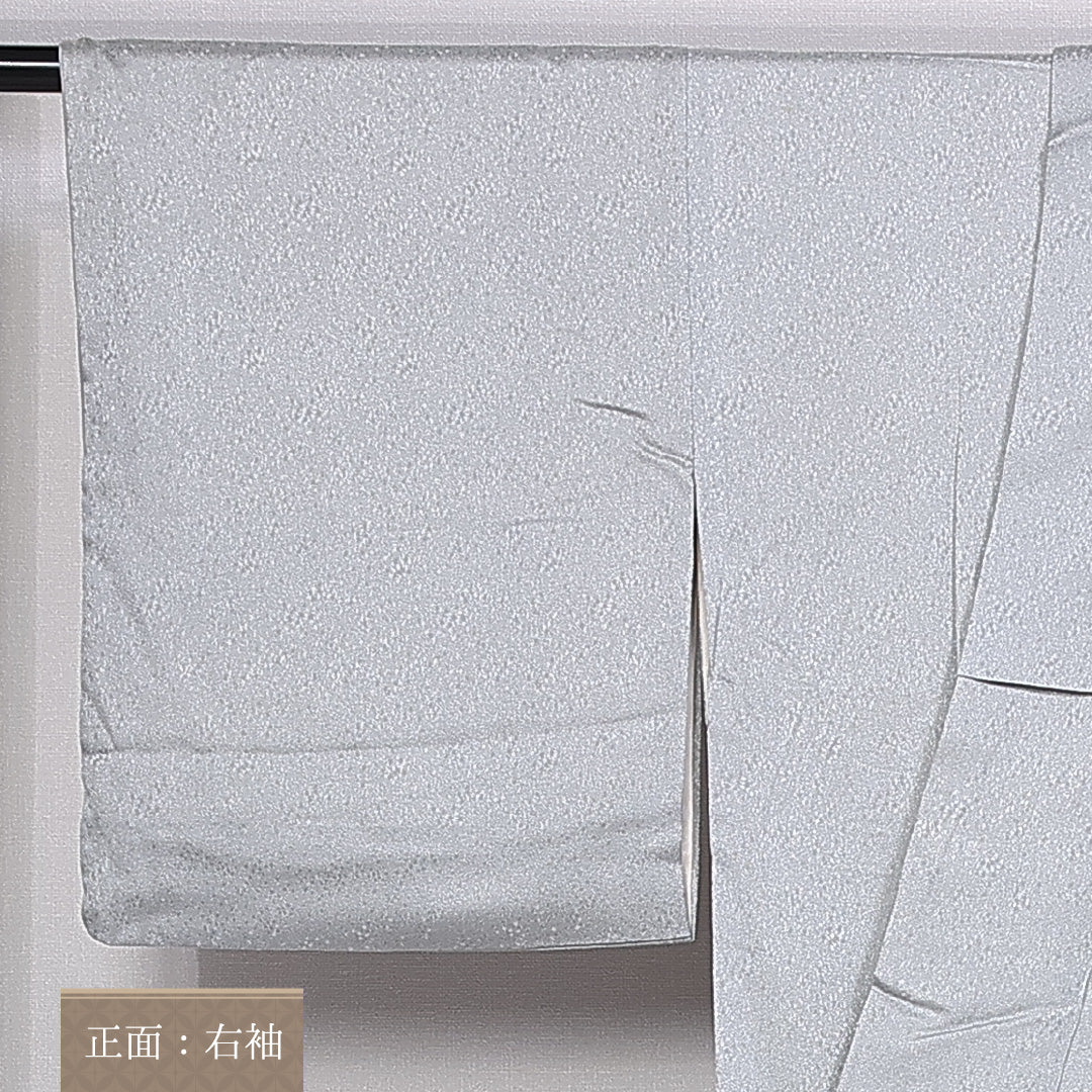 訪問着 身丈157.5cm 裄丈64.5cm 正絹 Bランク 袷 広衿 蜀江 金駒刺繡 吉祥文様 1212-10414