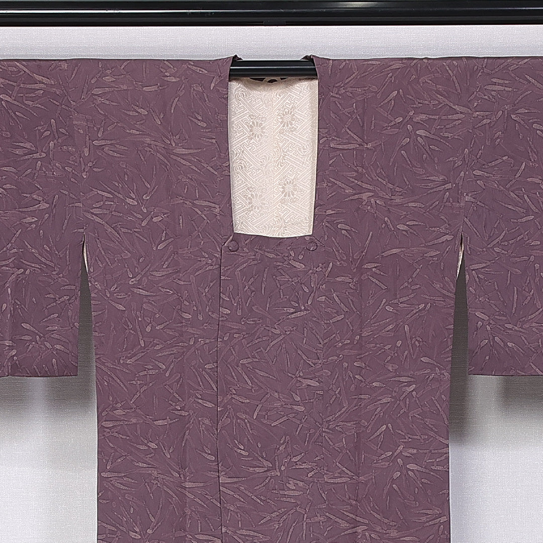 道行コート 身丈85cm 裄丈63.5cm S 正絹 Aランク 袷 ポケットあり 1263-10759