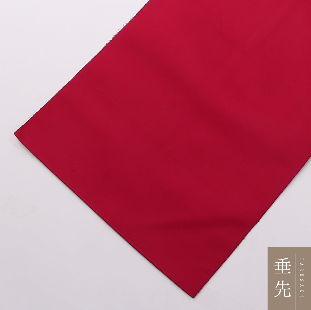 八寸名古屋帯 Aランク 帯丈336cm 正絹 ポイント柄 松葉仕立て 織り カジュアル 牡丹 赤系 LP 1245-02381