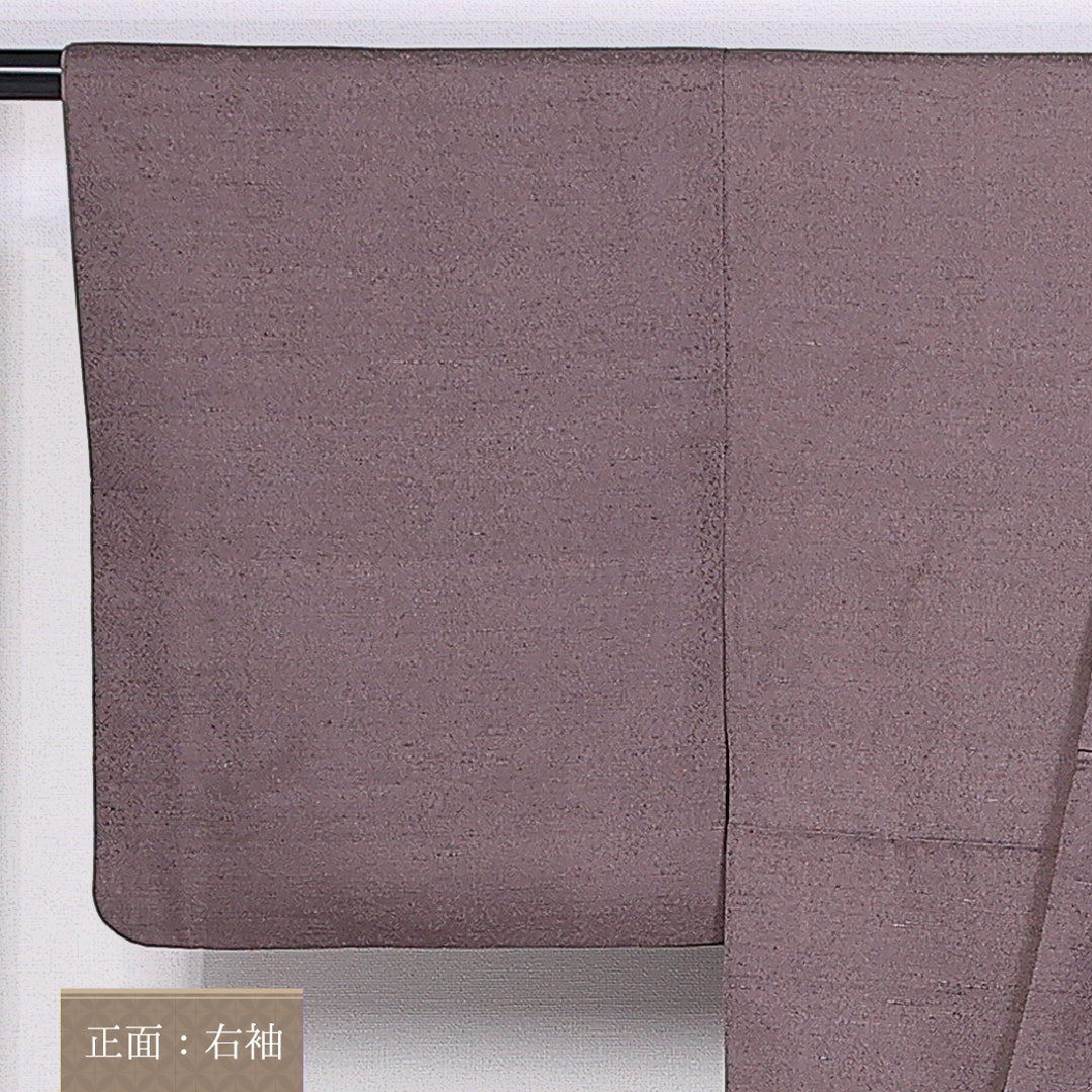訪問着 身丈158cm 裄丈63cm 正絹 Aランク 袷 広衿 小鼓 流水 蔦 1212-10359
