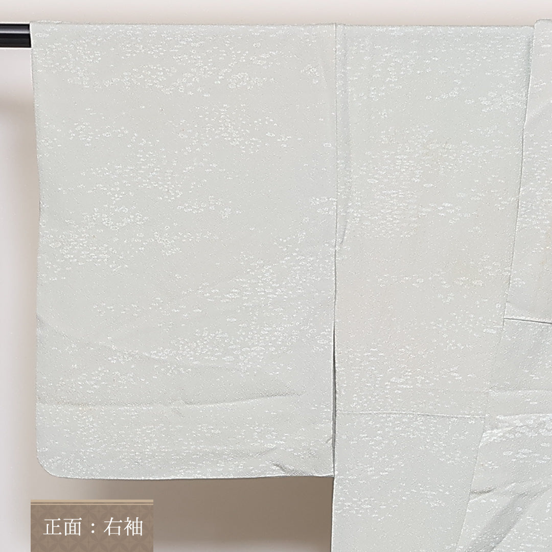 訪問着 単衣 身丈161cm 裄64.5cm 正絹 風景 Cランク 1212-00729