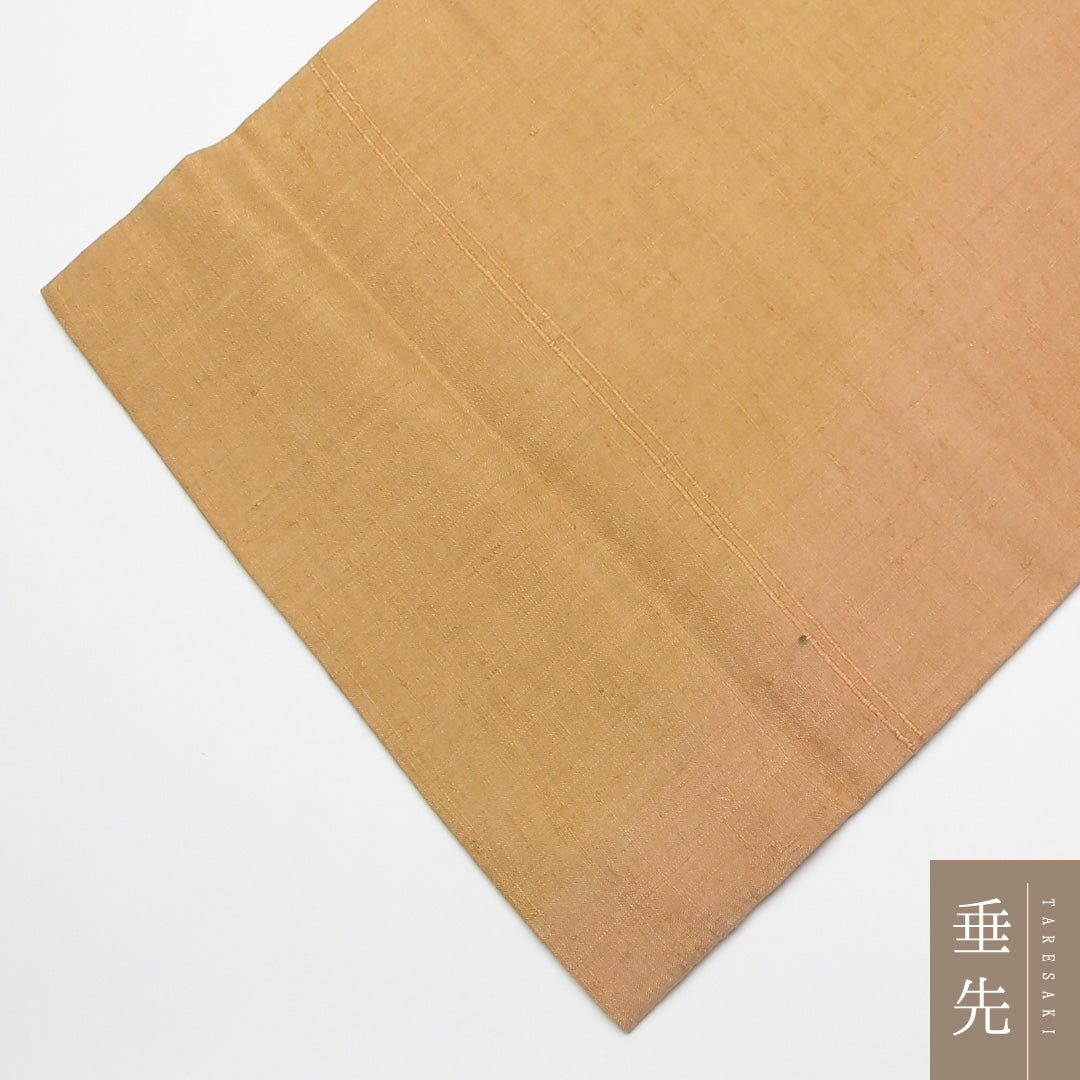 袋帯(紬) 帯丈448cm 正絹 ポイント柄 インフォーマル 蜀江 宝相華 蘇州刺繍 汕頭刺繍 ガード加工 茶系 1243-01320