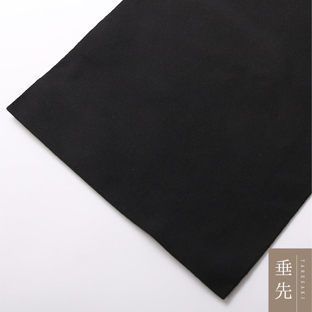 八寸名古屋帯 Sランク 帯丈359cm 正絹 ポイント柄 松葉仕立て 織り カジュアル 創作柄 黒系 M4 1245-03057