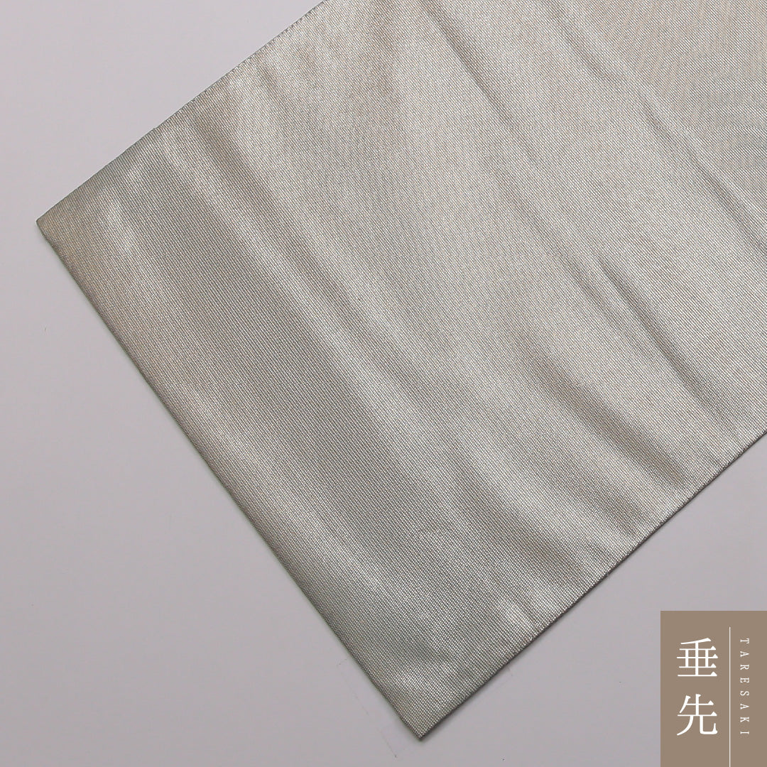 袋帯 帯丈440cm 六通 セミフォーマル Bランク 正絹 引箔 水色系 創作 クリーム系 1223-01430