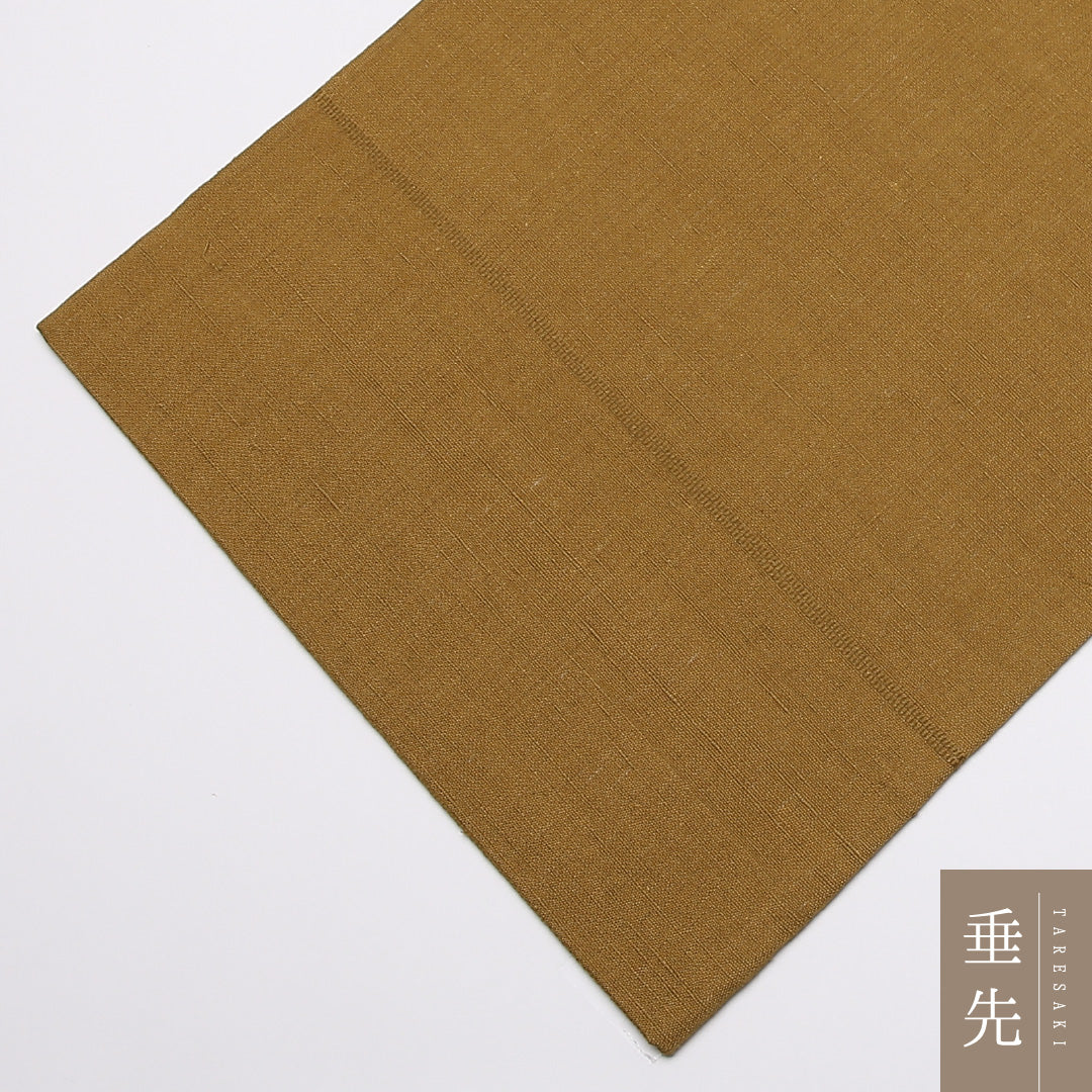 袋帯 帯丈440cm ポイント柄 紬 創作 カジュアル 茶系 正絹 Sランク 1223-01036