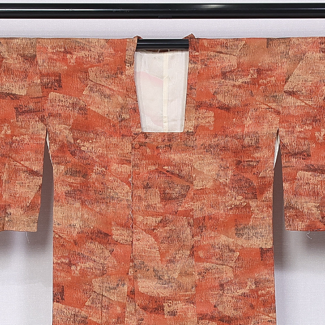 道行コート 身丈80cm 裄丈63.5cm S 正絹 Sランク 袷 ポケットあり 創作 1263-10785