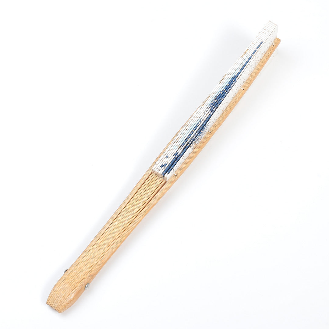 扇子 和装小物 Sランク 竹 舞踊 舞扇子 金箔 和紙 白系 両面同柄 1221-00069