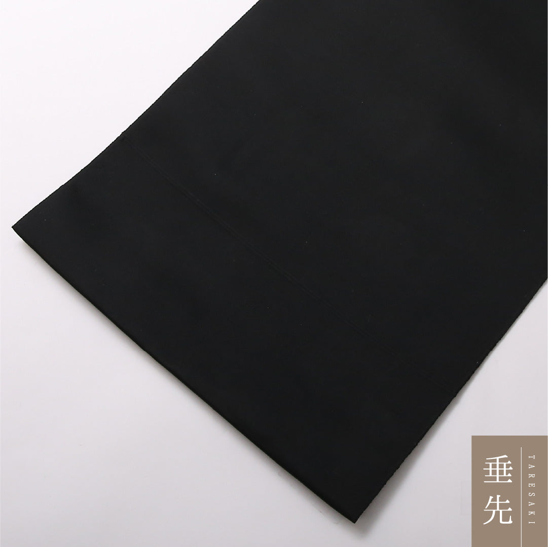 八寸名古屋帯 Sランク 帯丈338cm 正絹 ポイント柄 開き仕立て 織り インフォーマル 牡丹 黒系 RP 1245-03093