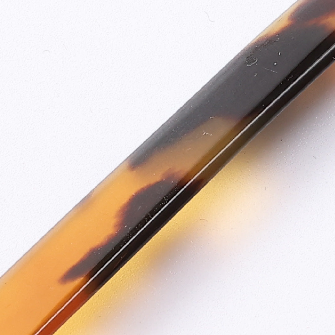 アンティーク 笄 髪飾り Bランク アクリル樹脂 べっ甲風 かんざし 婚礼 黄系 1237-00173