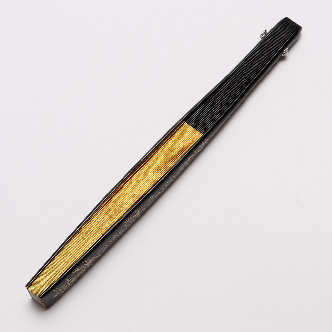 扇子 末広 留袖用 竹製 紙 Sランク 和装小物 金系 銀系 1240-00519