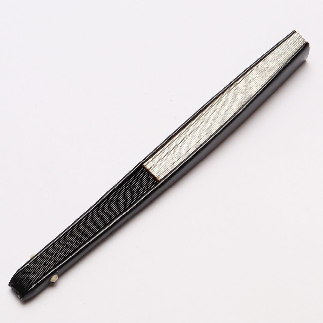 扇子 末広 留袖用 竹製 紙 Sランク 和装小物 金系 銀系 1240-00510