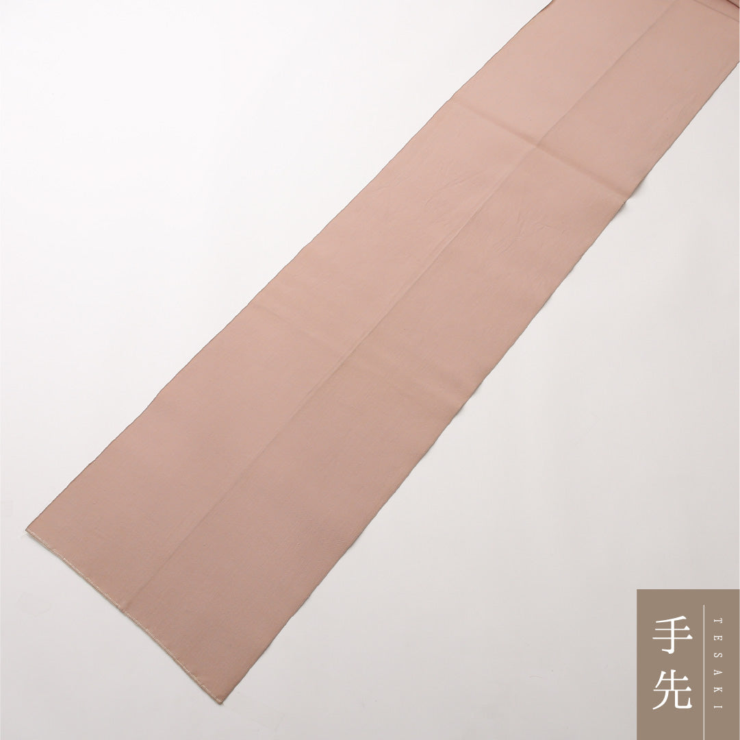 八寸名古屋帯 Cランク 帯丈340cm 正絹 ポイント柄 開き仕立て 織り インフォーマル 綴れ織 創作柄 ピンク系 RP 1245-02417