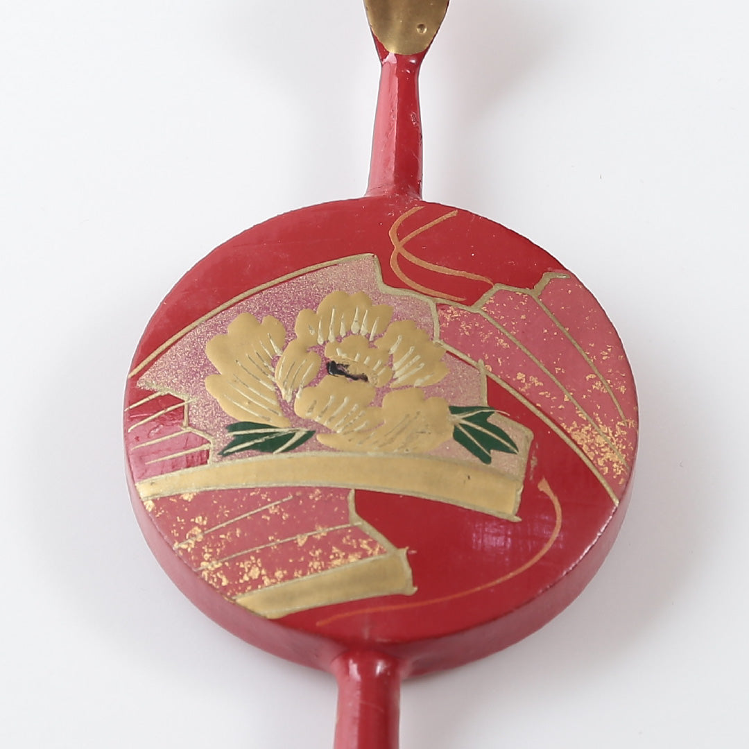 かんざし 和装小物 Sランク 木 木工 蒔絵 赤系 1221-00045