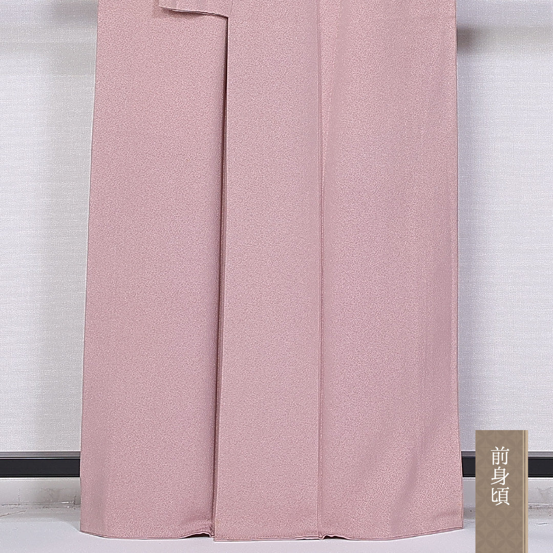 色無地 身丈161cm 裄丈66cm L 正絹 Aランク 袷 広衿 1214-10639