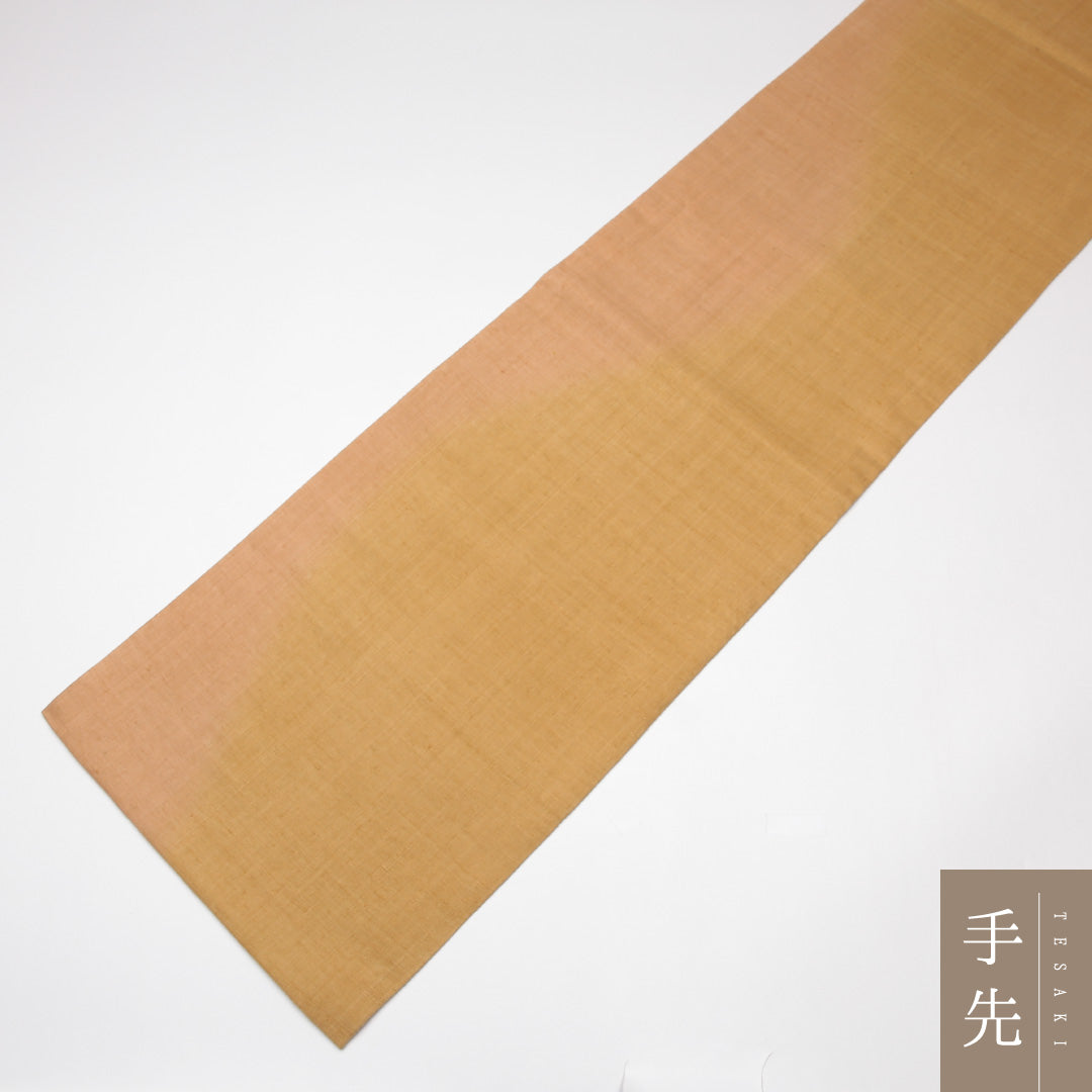 袋帯(紬) 帯丈448cm 正絹 ポイント柄 インフォーマル 蜀江 宝相華 蘇州刺繍 汕頭刺繍 ガード加工 茶系 1243-01320