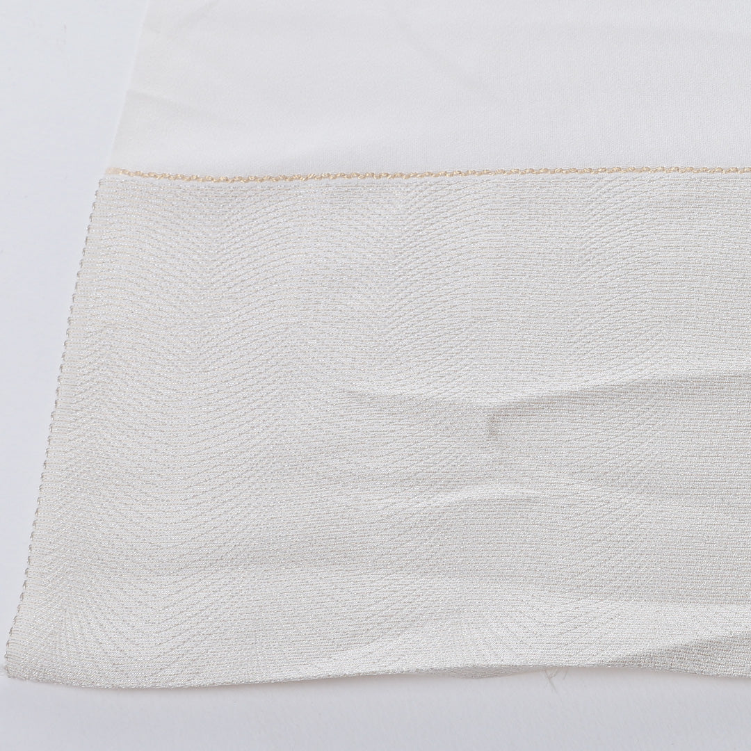 新品 反物 色無地 正絹 丹後ちりめん 一竹 白系 1232-00032-G044-11 1232-00032-G044