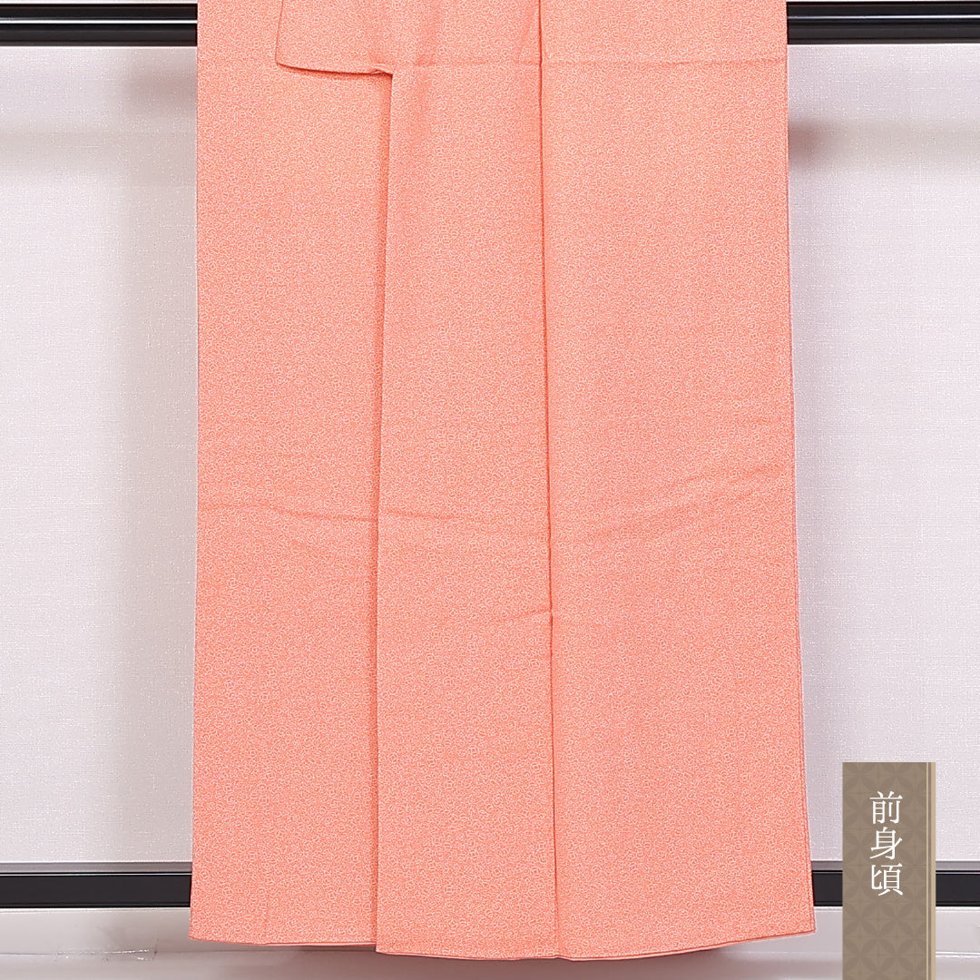江戸小紋 身丈157cm 裄丈62cm Sランク 袷 正絹 広衿 1262-10007