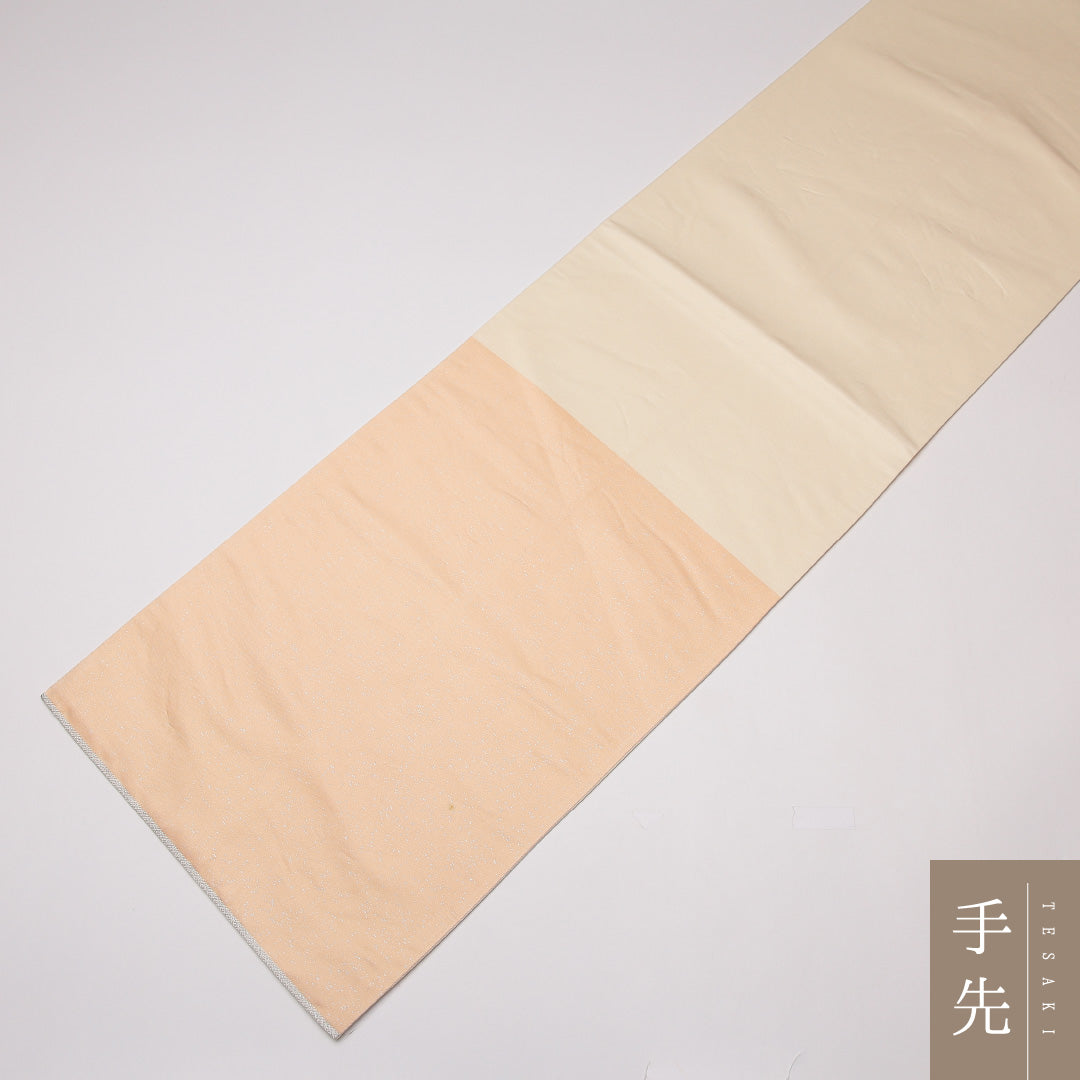 袋帯 帯丈424cm 正絹 ポイント柄 フォーマル 蜀江 宝尽くし 朱系 ピンク系 1243-01301