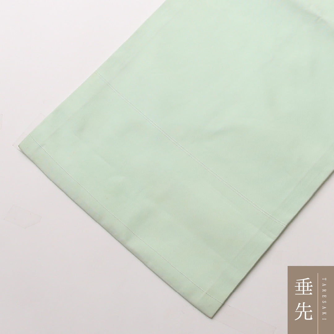 名古屋帯 ポイント柄 帯丈354cm セミフォーマル Cランク 正絹 武田菱 菊 緑系 1224-02439
