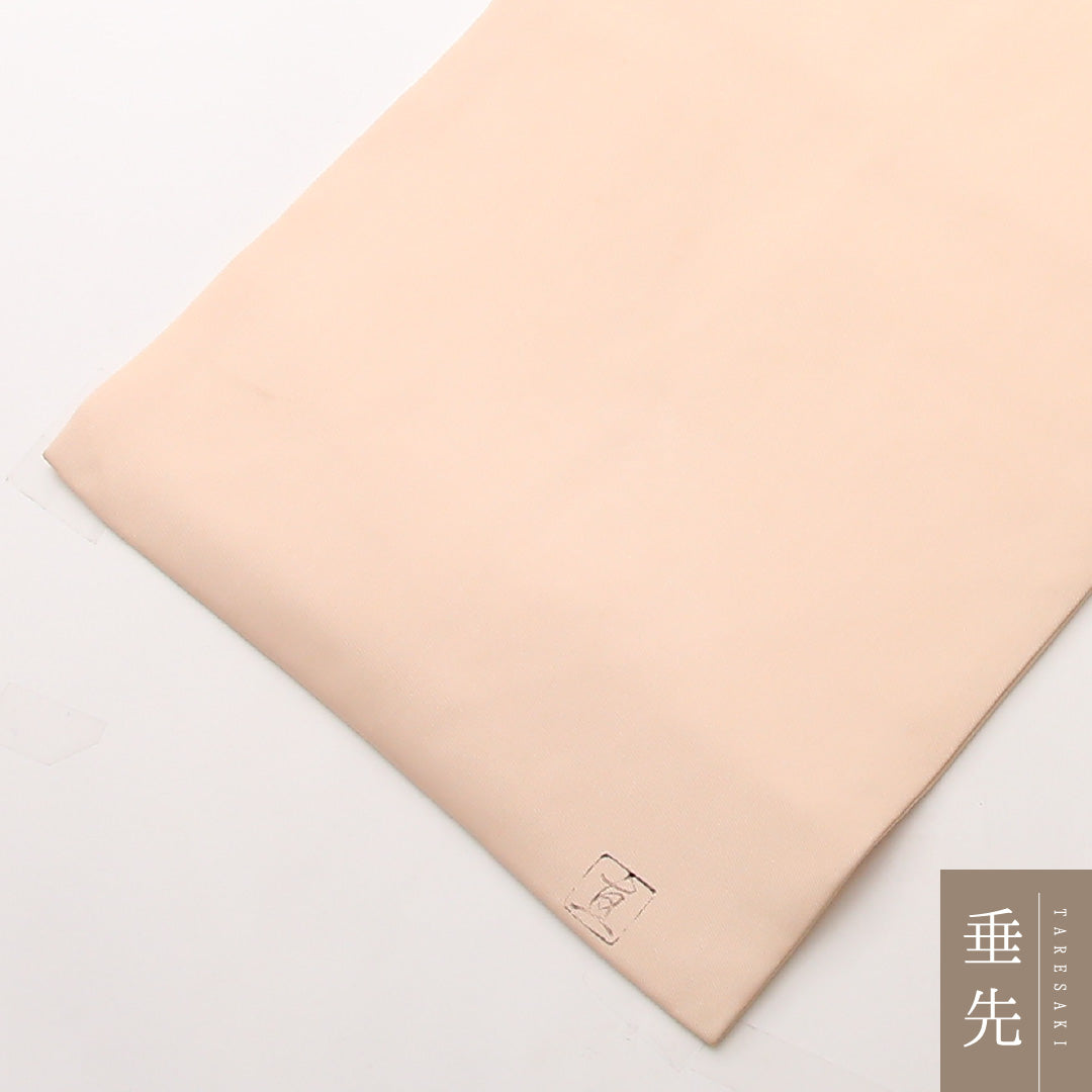名古屋帯 ポイント柄 帯丈363cm カジュアル Cランク 正絹 塩瀬 鹿 桜 落款 ピンク系 1224-02438