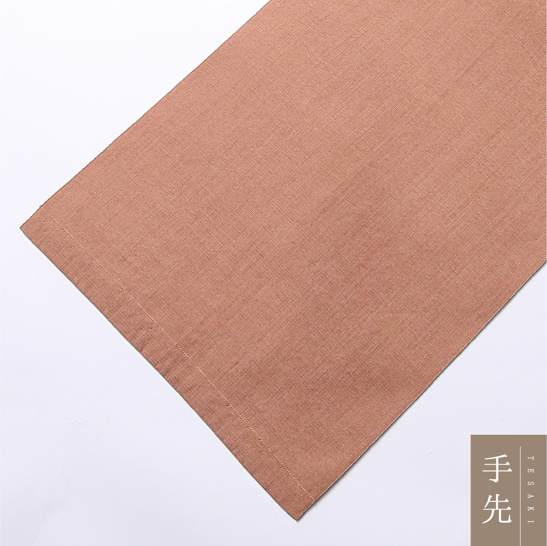 八寸名古屋帯 Aランク 帯丈340cm 正絹 六通 開き仕立て 織り カジュアル 植物柄 ピンク系 LP 1245-02477