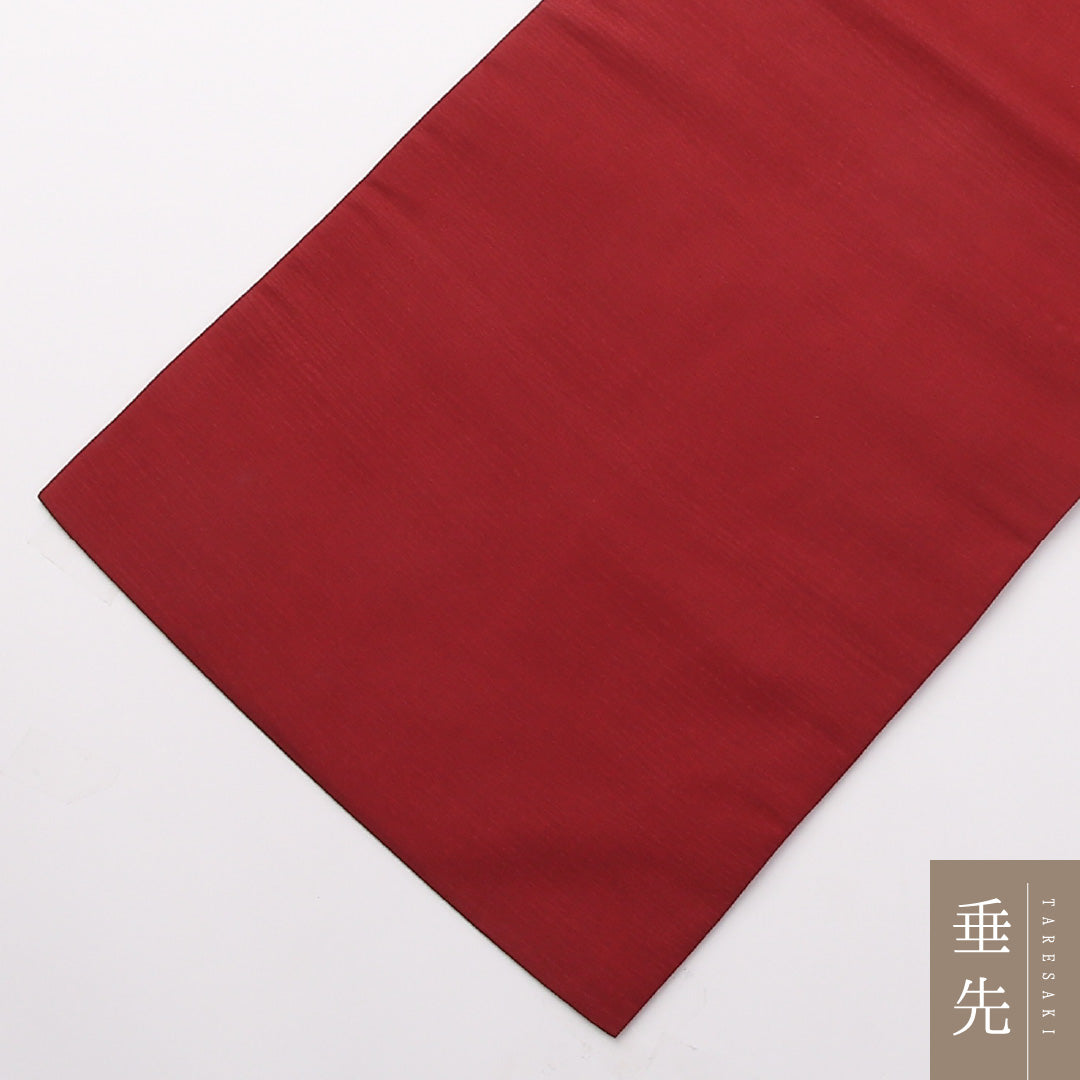 名古屋帯 ポイント柄 帯丈350cm カジュアル Sランク ポリエステル 花柄 赤系 1224-02202