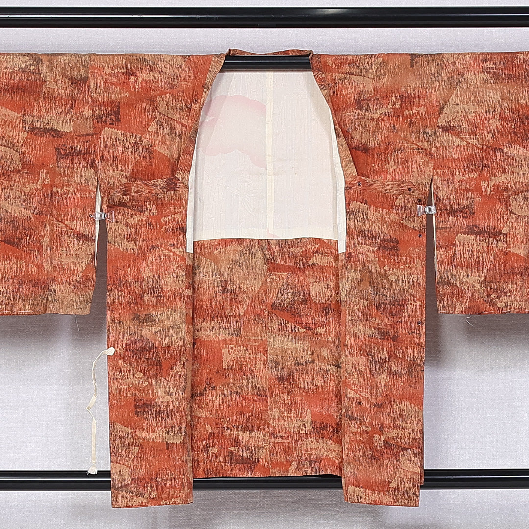 道行コート 身丈80cm 裄丈63.5cm S 正絹 Sランク 袷 ポケットあり 創作 1263-10785