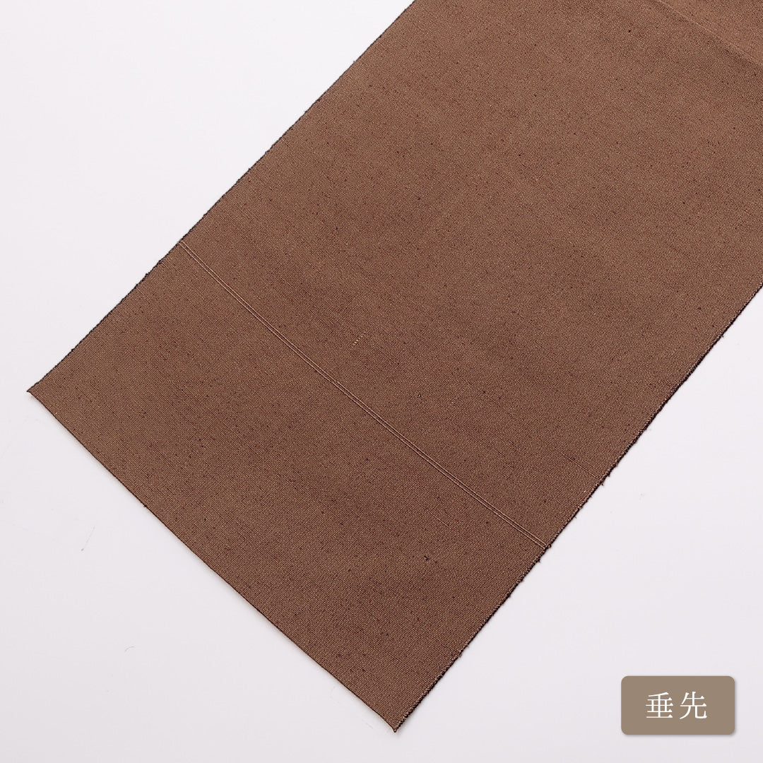 名古屋帯 帯丈350cm ポイント柄 松葉仕立て Aランク カジュアル 茶心壺 綴れ織 正絹 茶系 1224-01013