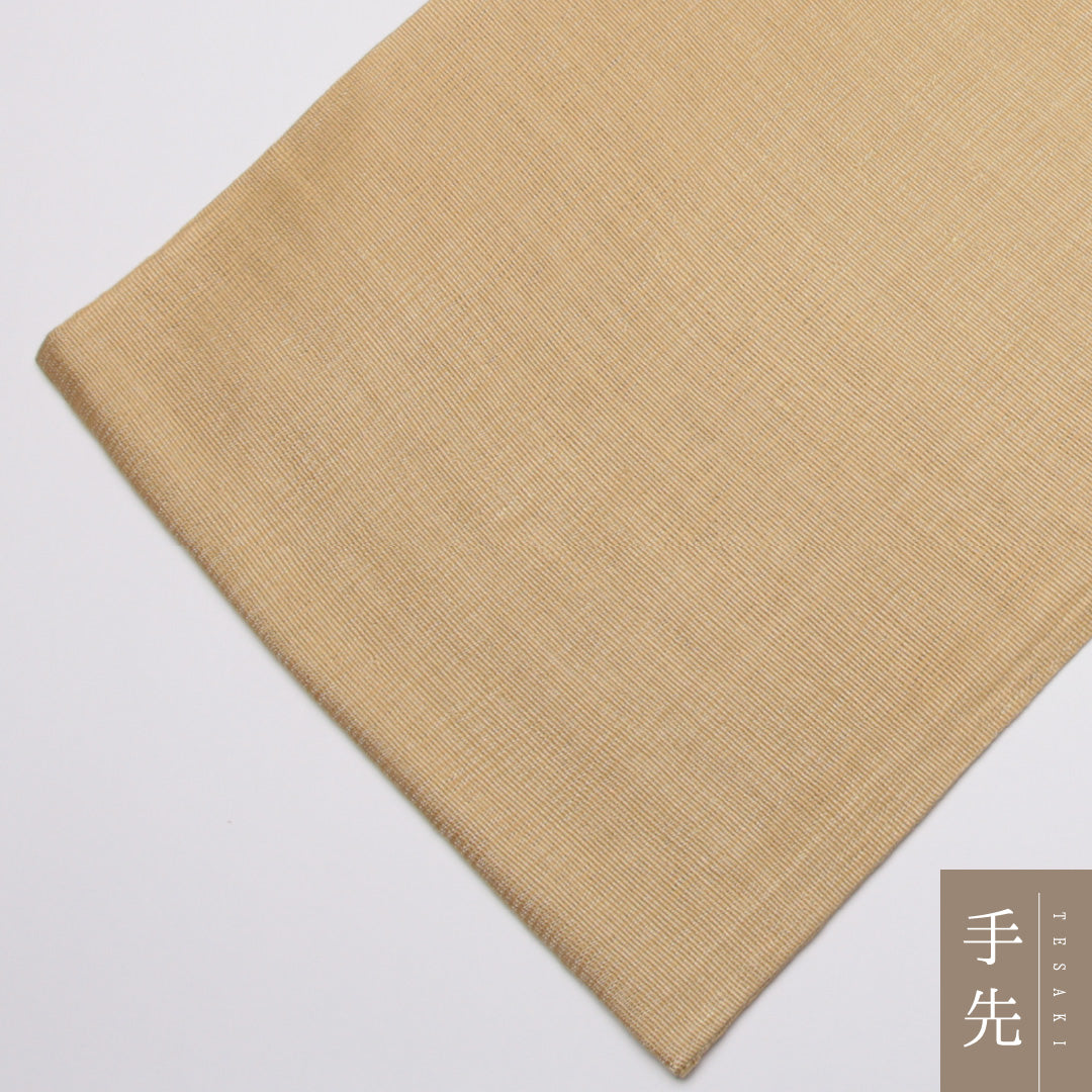 袋帯 帯丈450cm 六通 ますいわ屋 はればれ加工 創作 カジュアル 黄系 正絹 Sランク 1223-01109