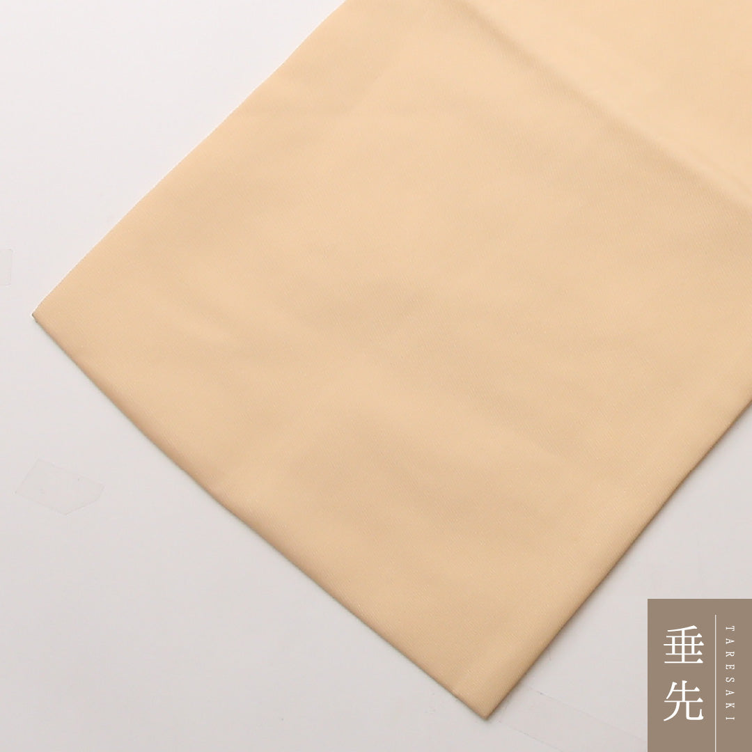 九寸名古屋帯 Cランク 帯丈352cm 正絹 ポイント柄 名古屋仕立て 染め カジュアル 作家物 落款 塩瀬 ペイズリー ベージュ系 RP 1245-02431