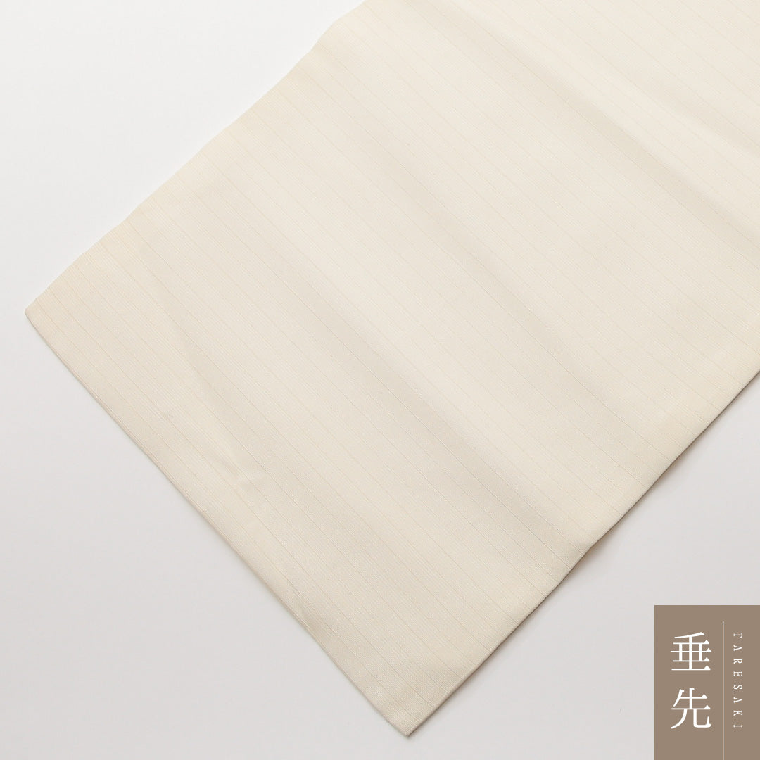 夏物 名古屋帯 ポイント柄 帯丈380cm カジュアル Sランク 正絹 絽 綴れ織 花柄 白系 1224-01988