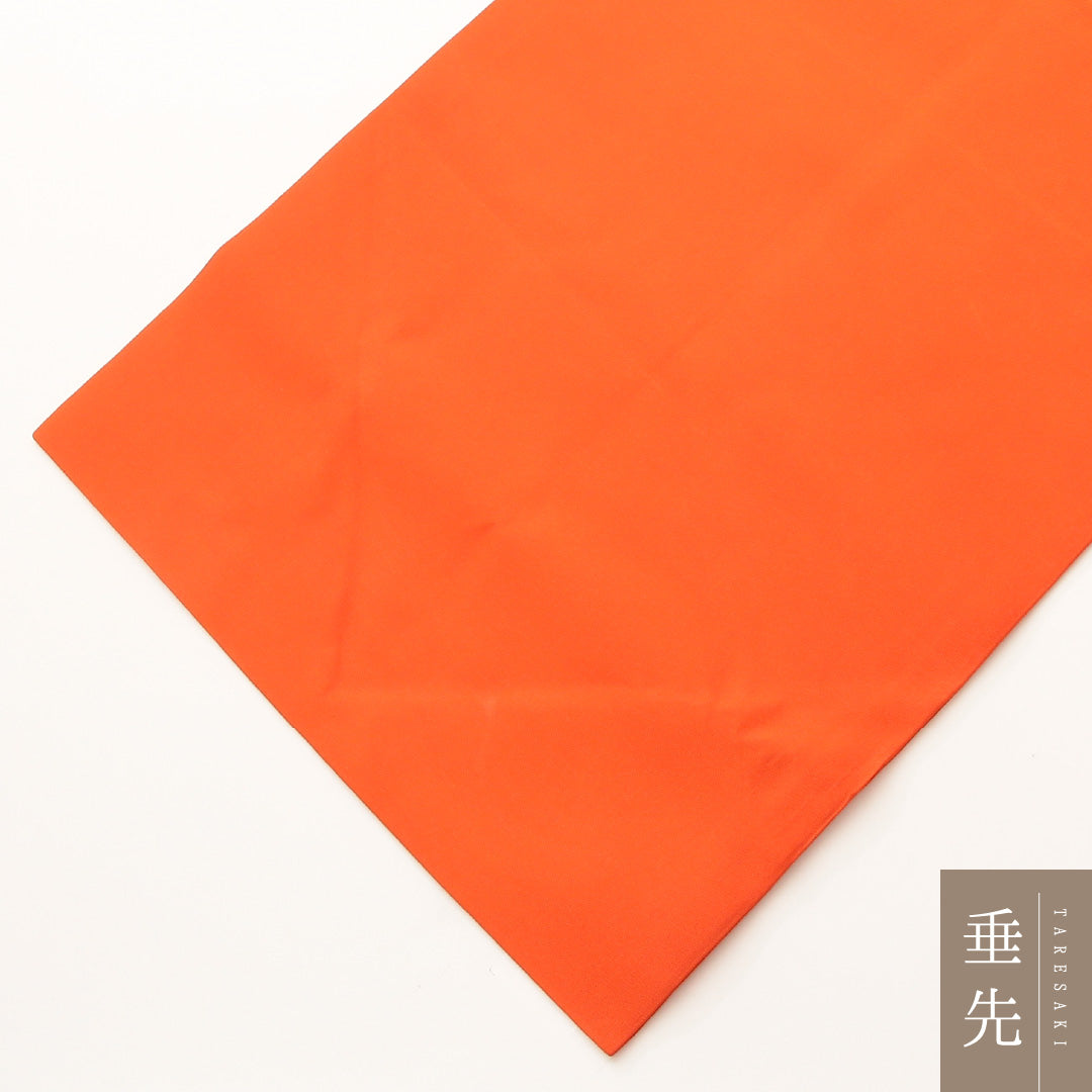 未使用品 九寸名古屋帯 Nランク 帯丈372cm 正絹 ポイント柄 名古屋仕立て 染め インフォーマル 塩瀬 芙蓉 朱地の多色系 RP 1245-02145
