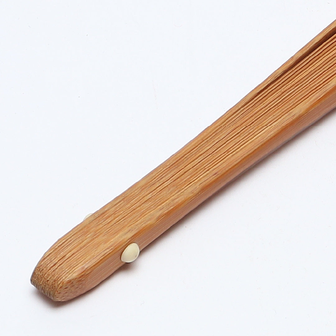 扇子 茶扇子 お茶席 竹製 紙 Aランク 和装小物 クリーム系 1240-00597
