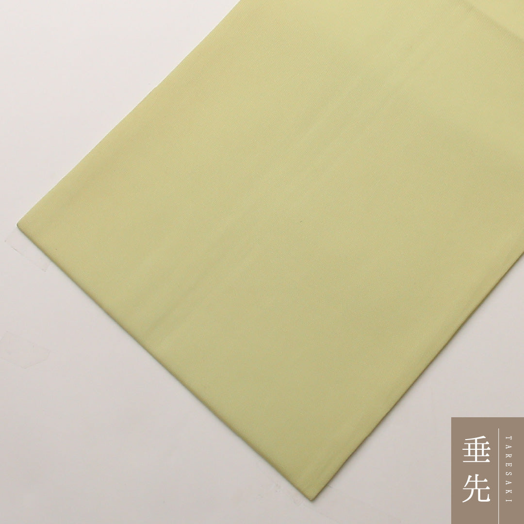 九寸名古屋帯 Sランク 帯丈373cm 正絹 ポイント柄 名古屋仕立て 染め インフォーマル 塩瀬 創作柄 緑系 RP 1245-02261