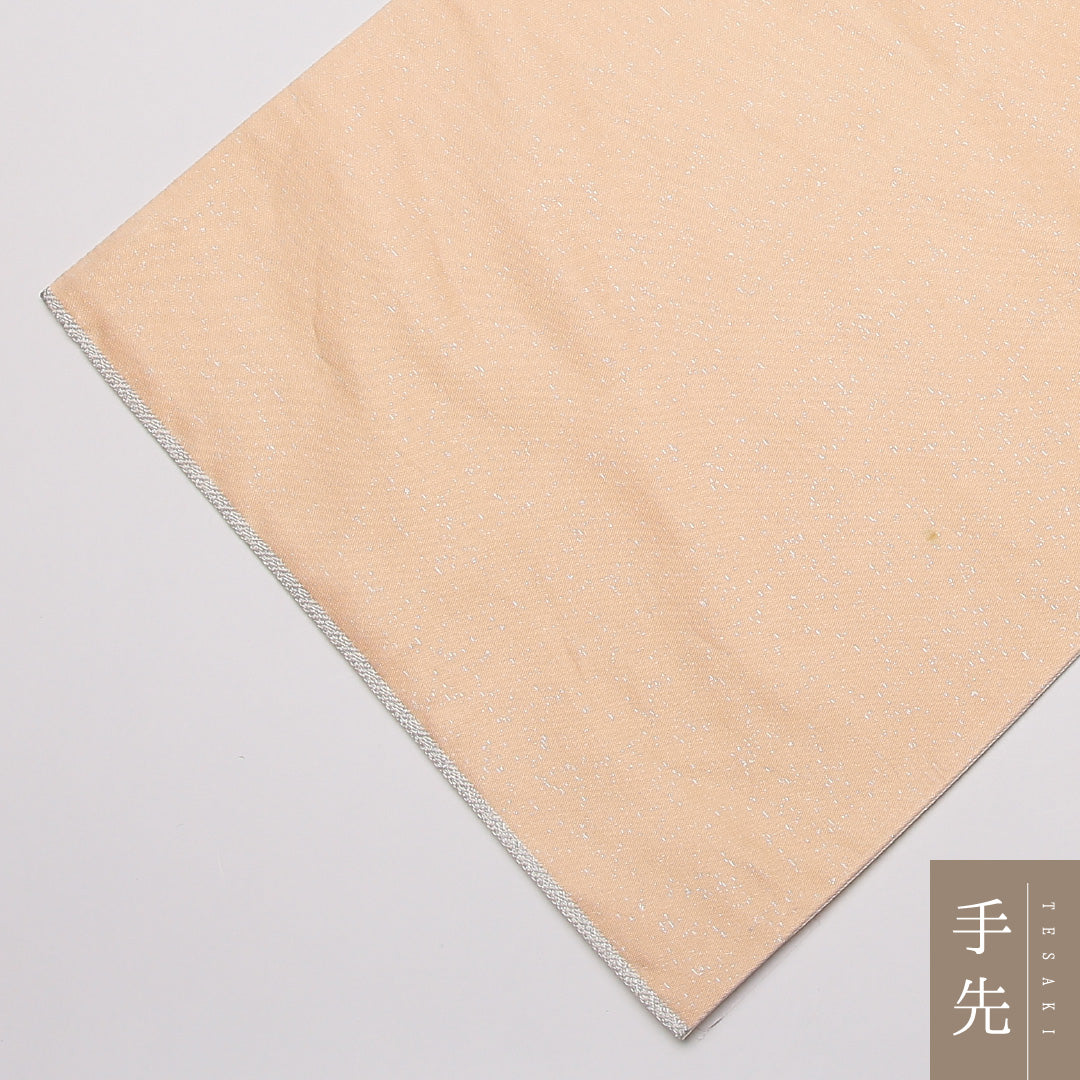 袋帯 帯丈424cm 正絹 ポイント柄 フォーマル 蜀江 宝尽くし 朱系 ピンク系 1243-01301