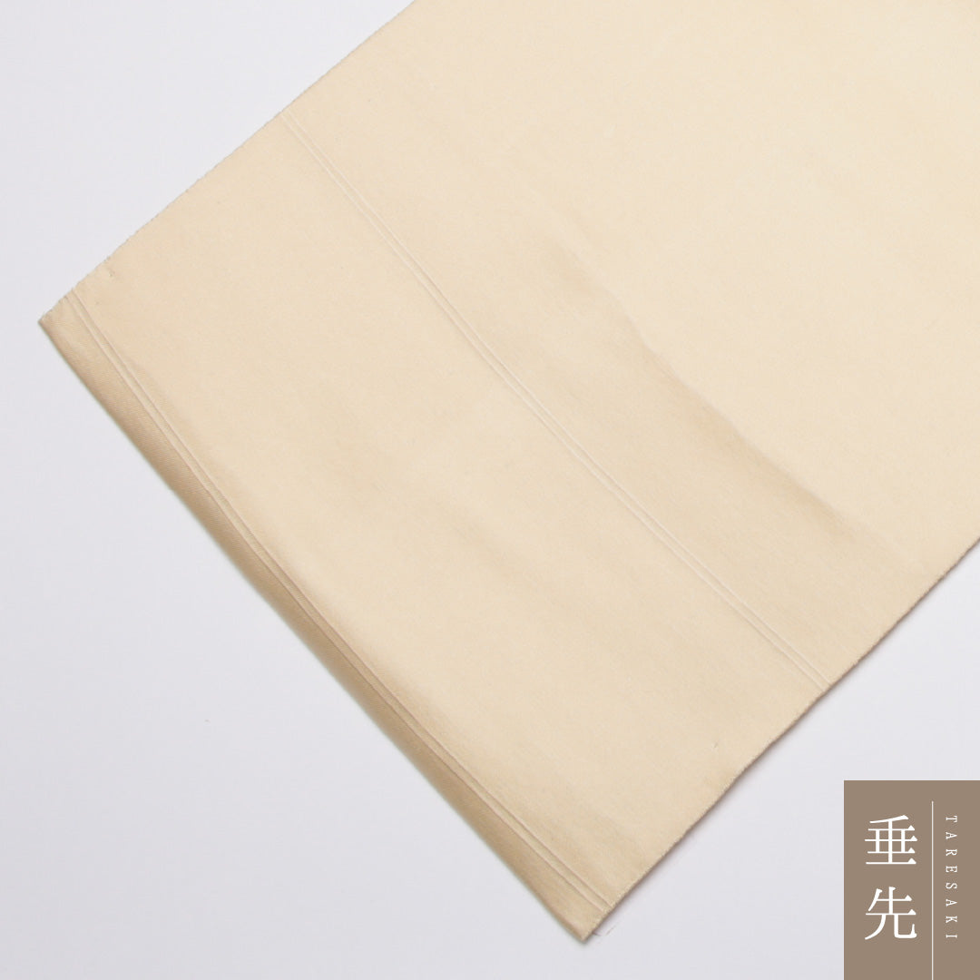 名古屋帯 帯丈344cm Aランク 名古屋仕立て ポイント柄 正絹 梅 セミフォーマル ベージュ系 1224-01528