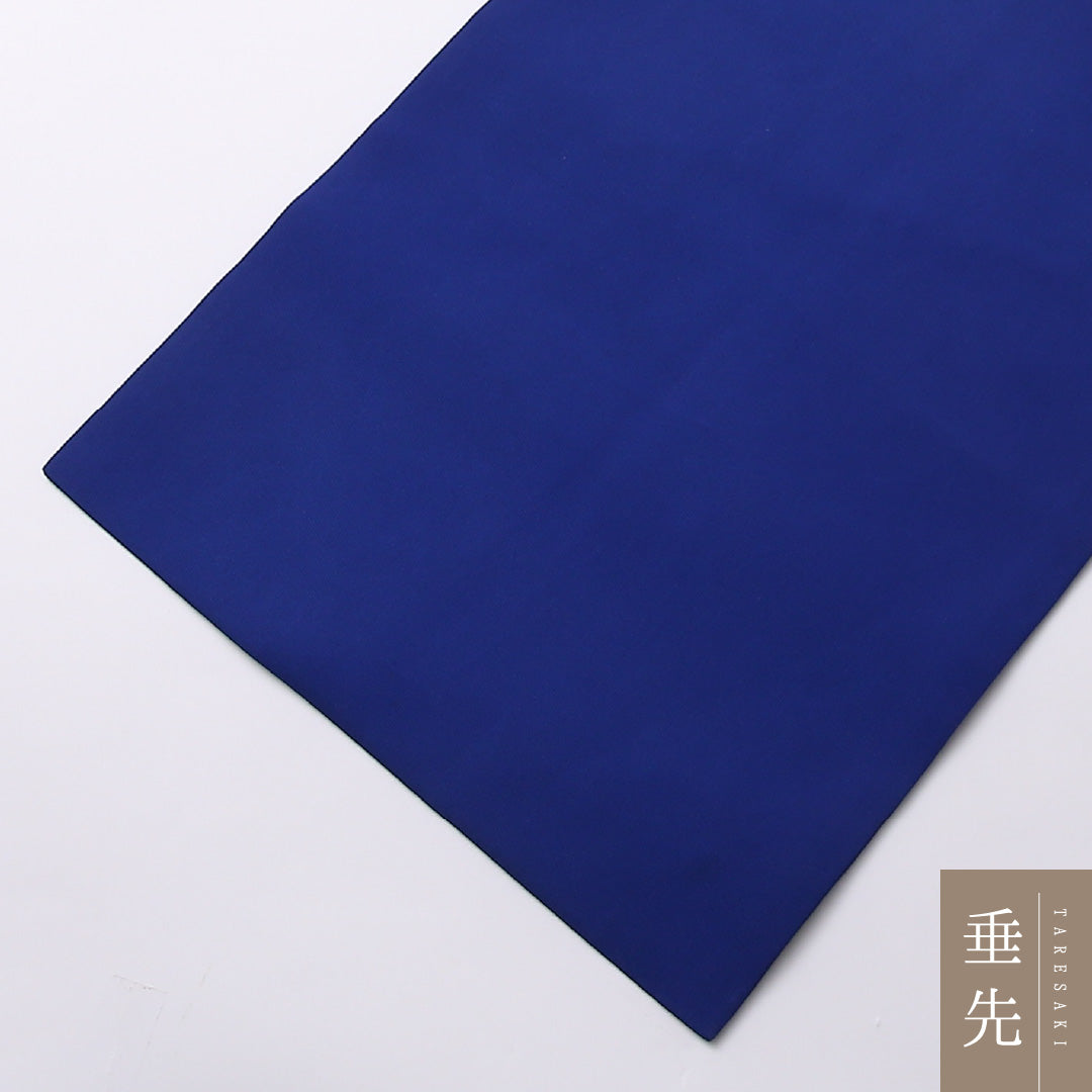 九寸名古屋帯 Sランク 帯丈349cm 正絹 ポイント柄 名古屋仕立て 染め インフォーマル 塩瀬 蘭 青系 RP 1245-02546