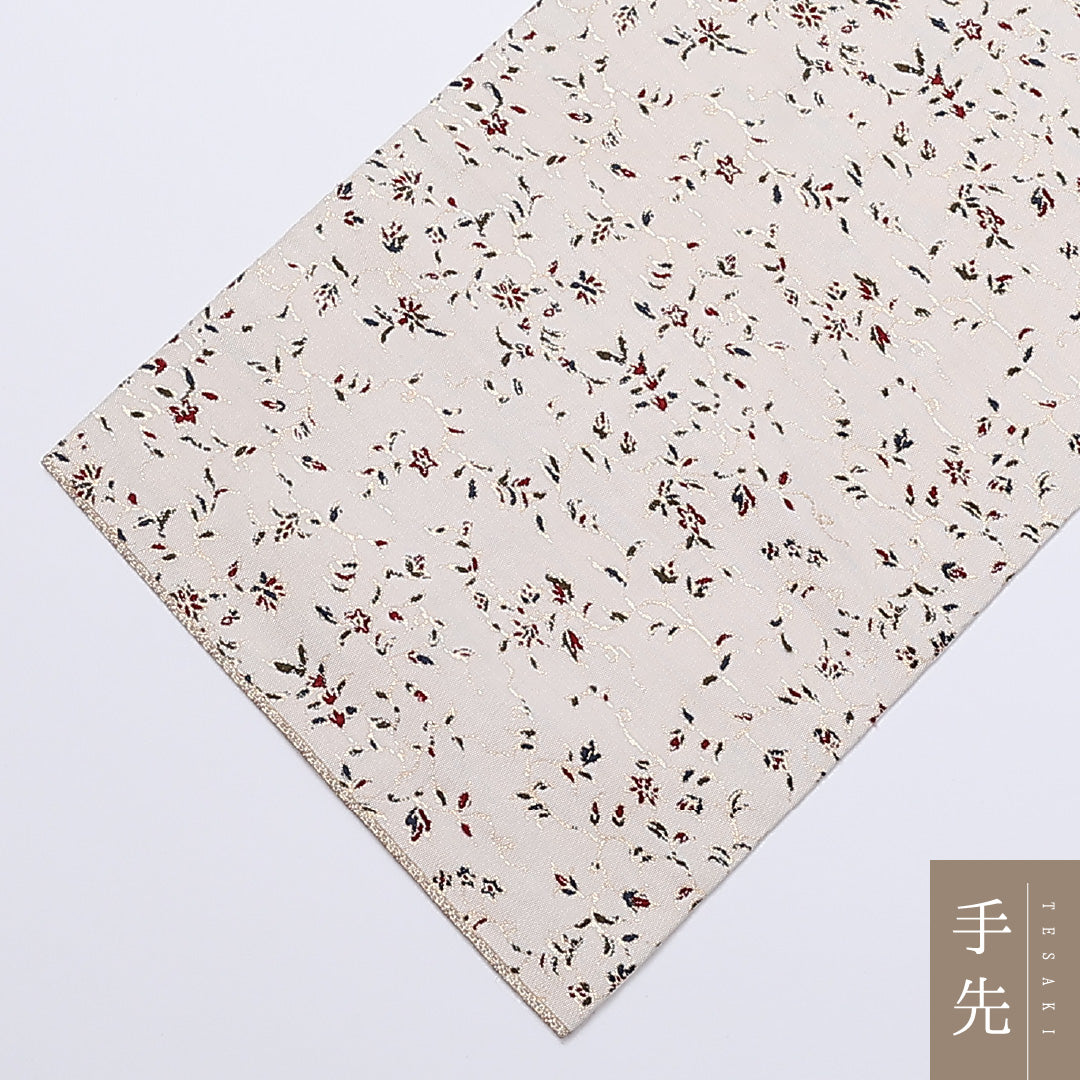 袋帯 龍村平蔵 帯丈436cm 全通 白舫 逸品 カジュアル 落款 白系 正絹 Bランク 1223-00973