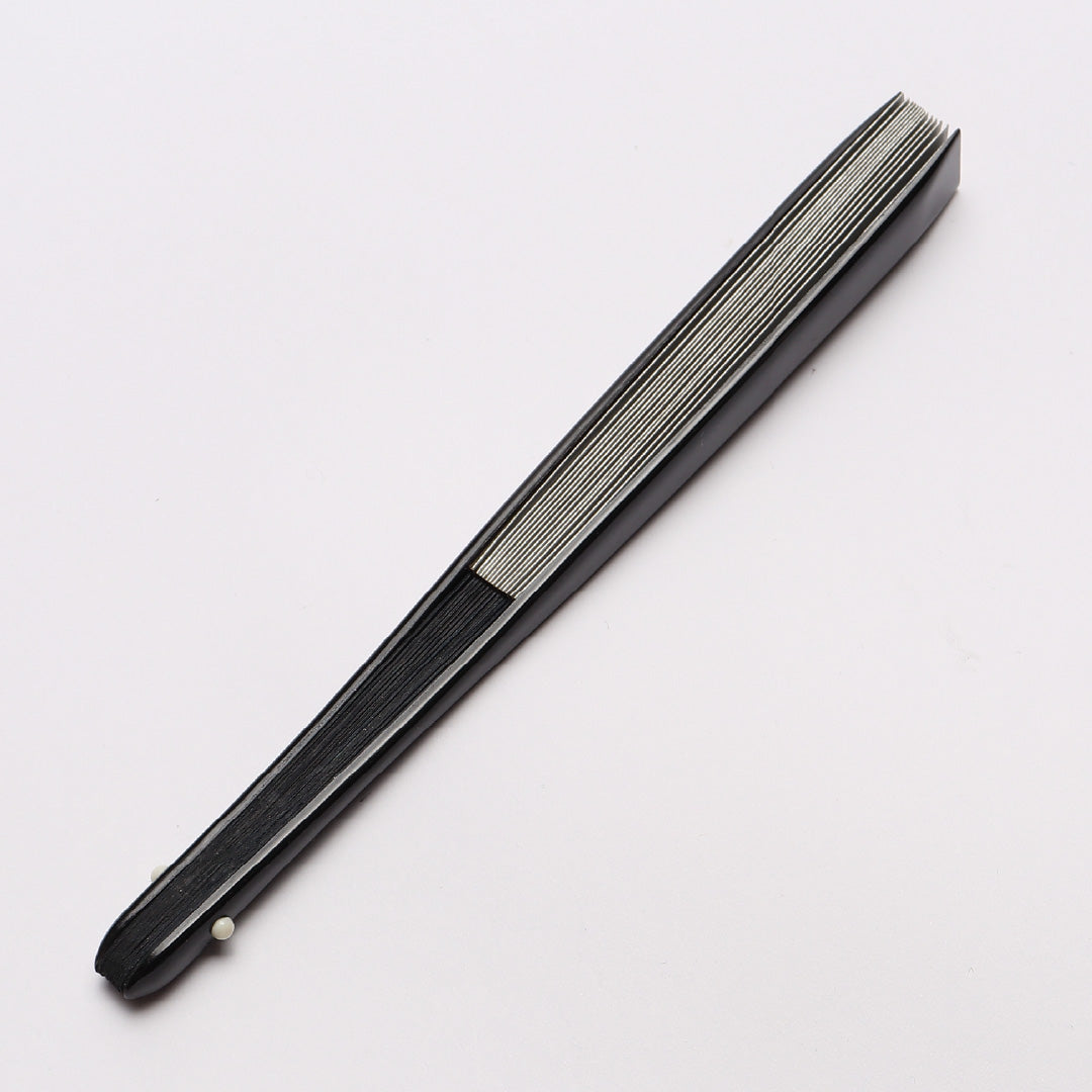 扇子 末広 留袖用 竹製 紙 Sランク 和装小物 金系 銀系 1240-00527