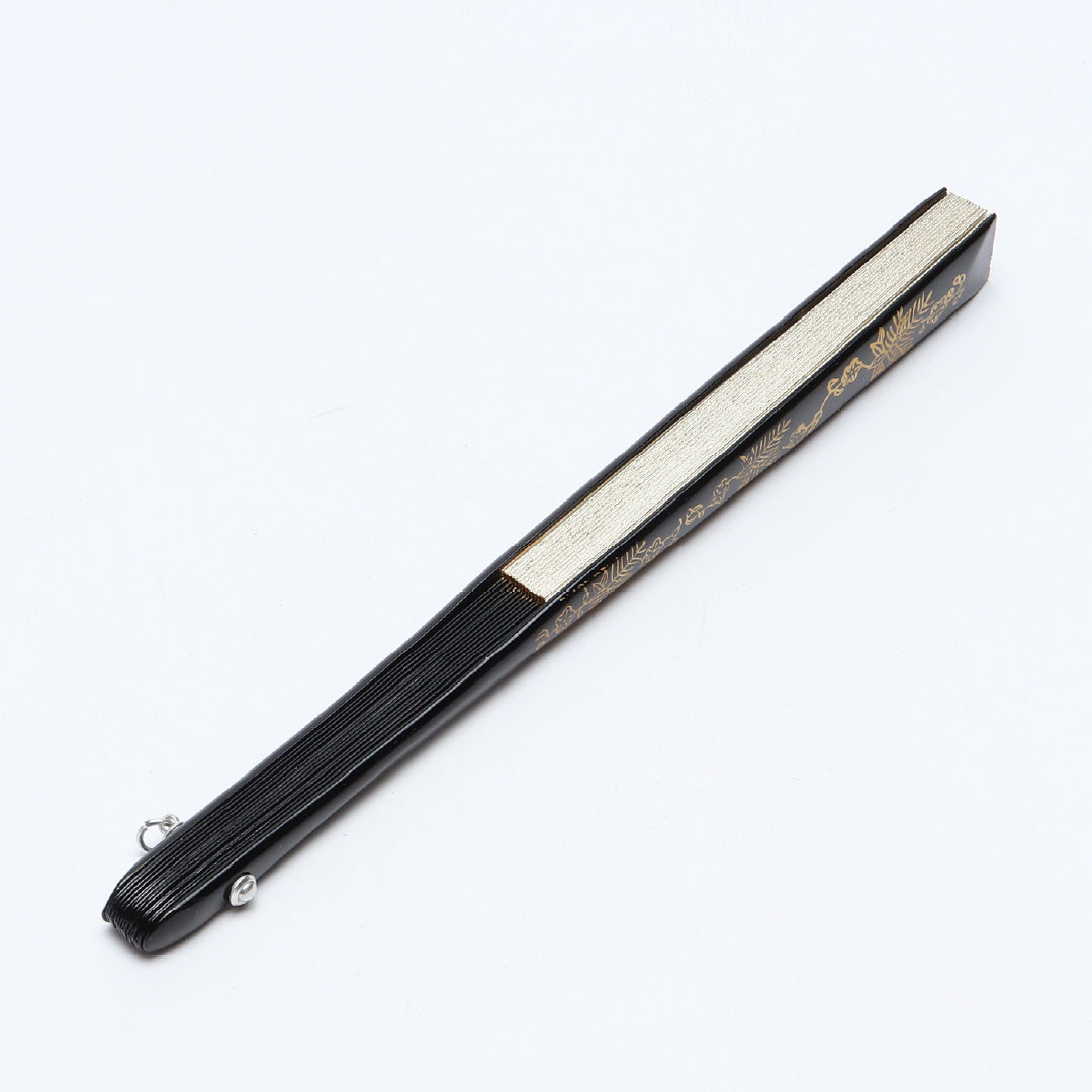 扇子 末広 留袖用 竹製 紙 Sランク 和装小物 金系 銀系 1240-00627